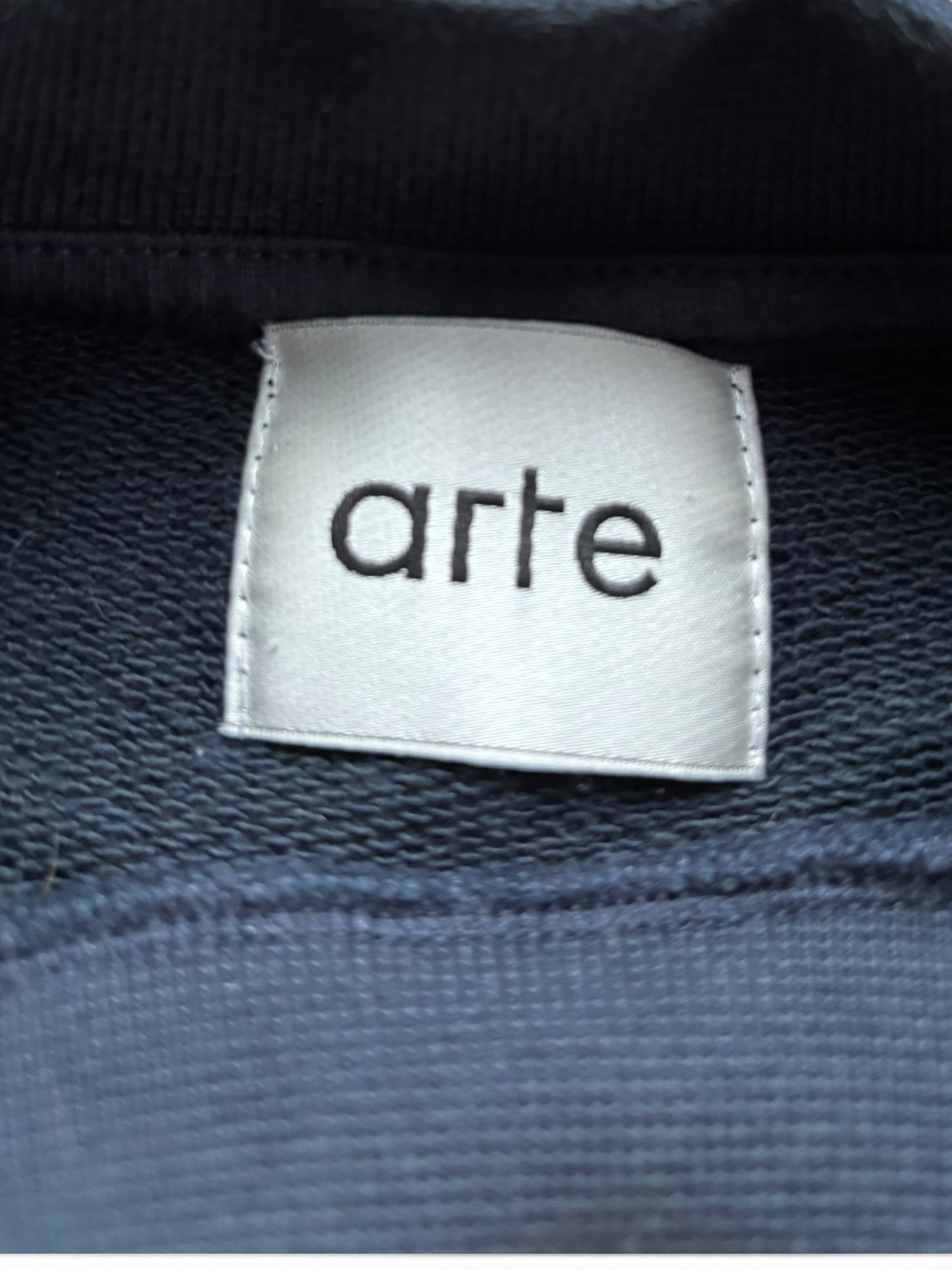 Sweat Arte Logo brodé bleu