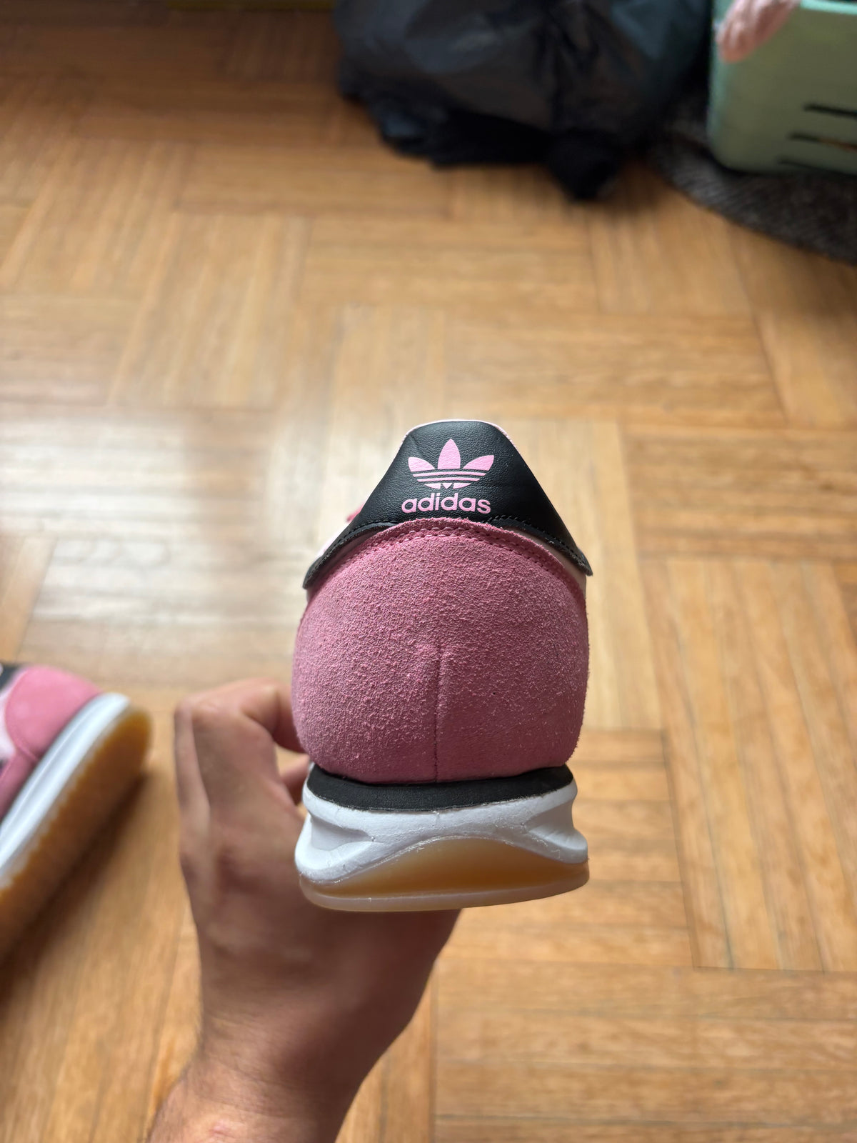 Adidas SL 72 Rose Noir | Baskets Rétro Vintage - 38.5