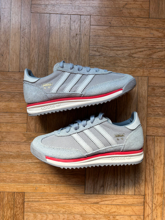 Adidas SL 72 Bleu Clair Blanc Rouge | Baskets Rétro