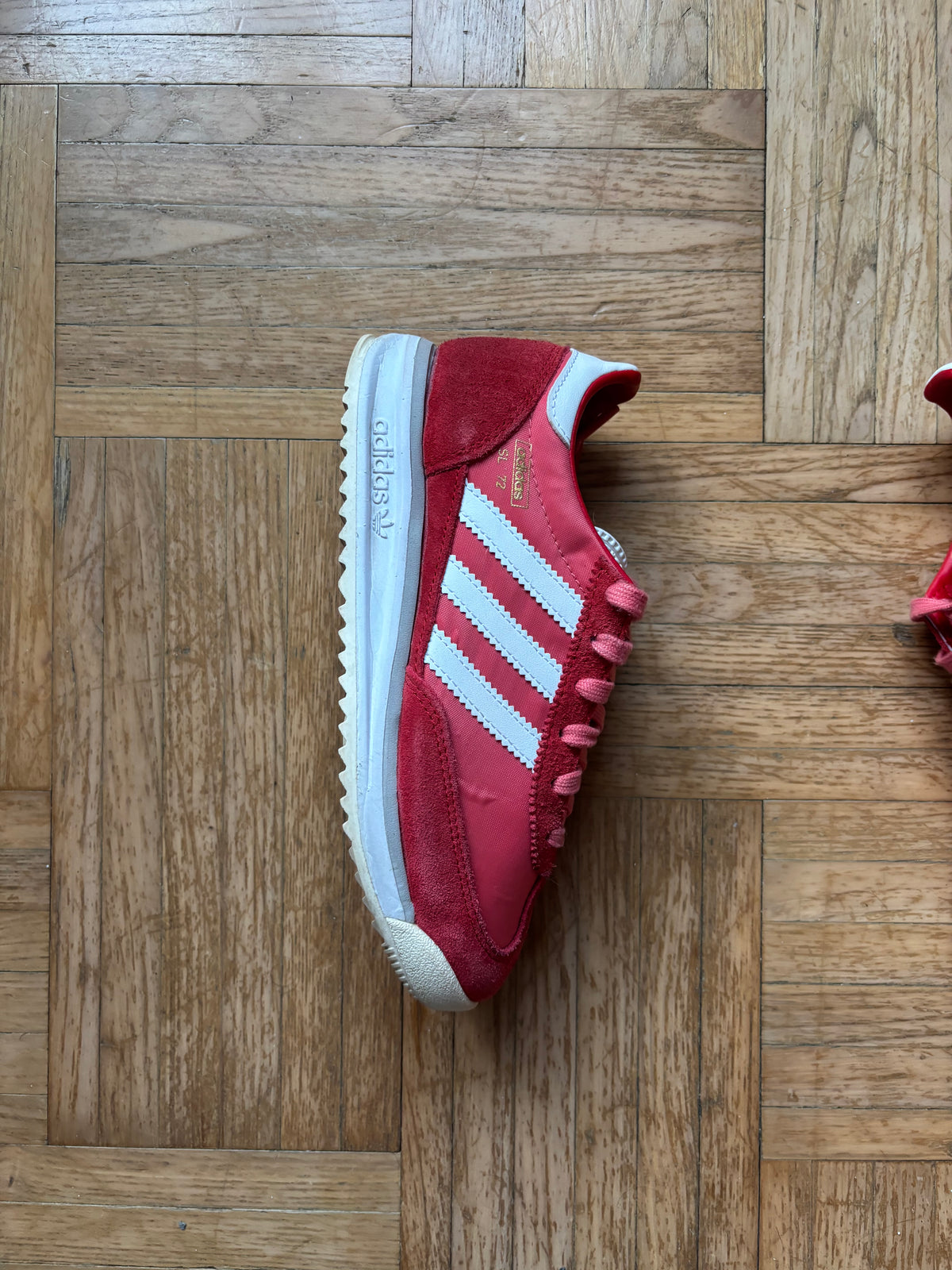 Adidas SL72 Rose Rouge Blanc | Sneakers Vintage - 36