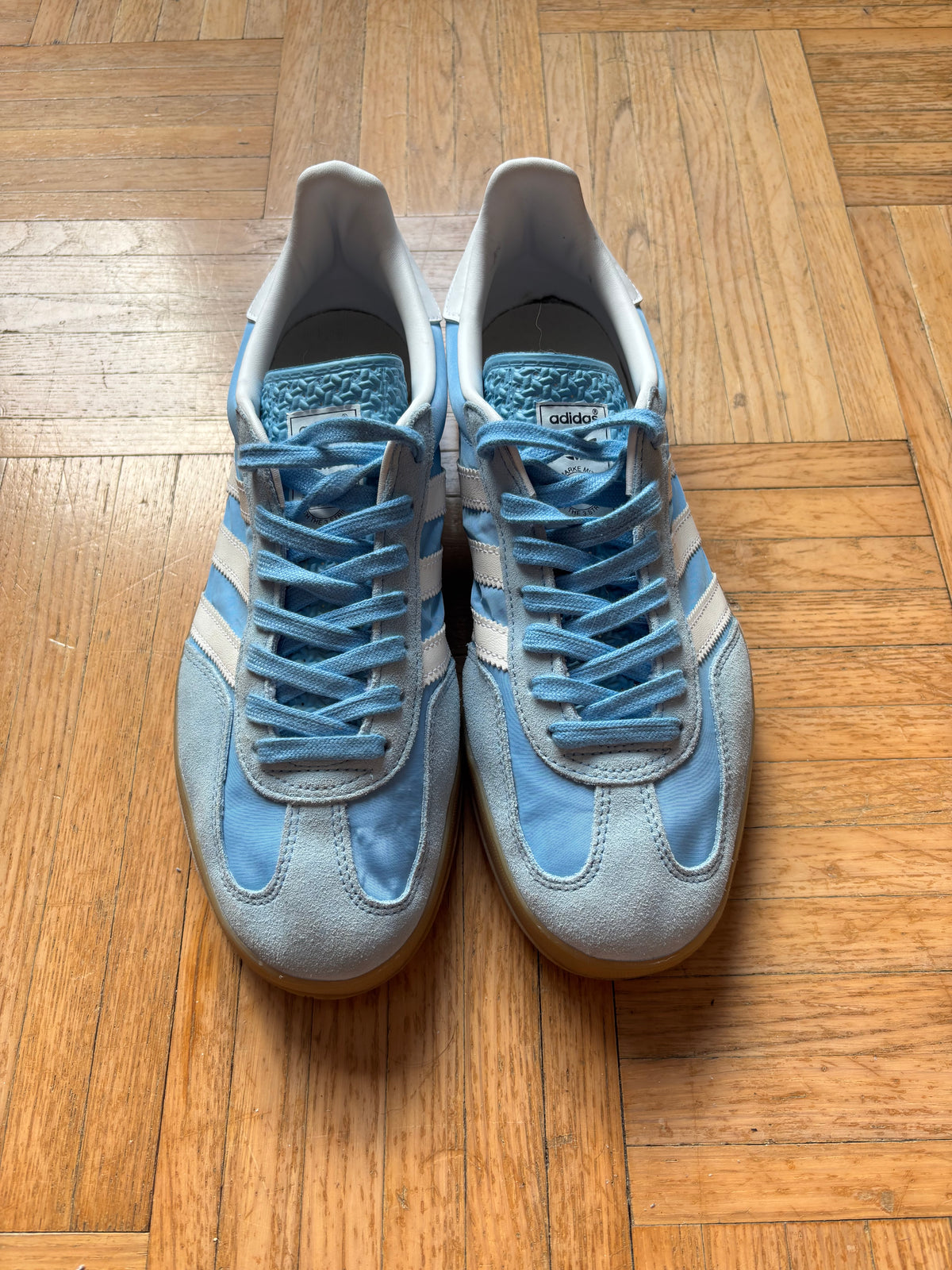 Adidas Gazelle Indoor Bleu Ciel Blanc | Baskets Rétro - 43