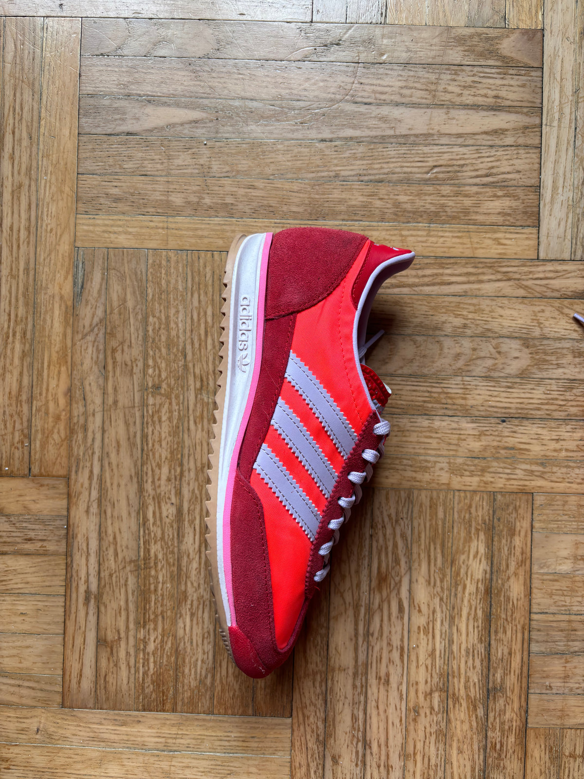 Adidas SL 72 Rouge Rose Fluo | Baskets Rétro Vintage - 36.5