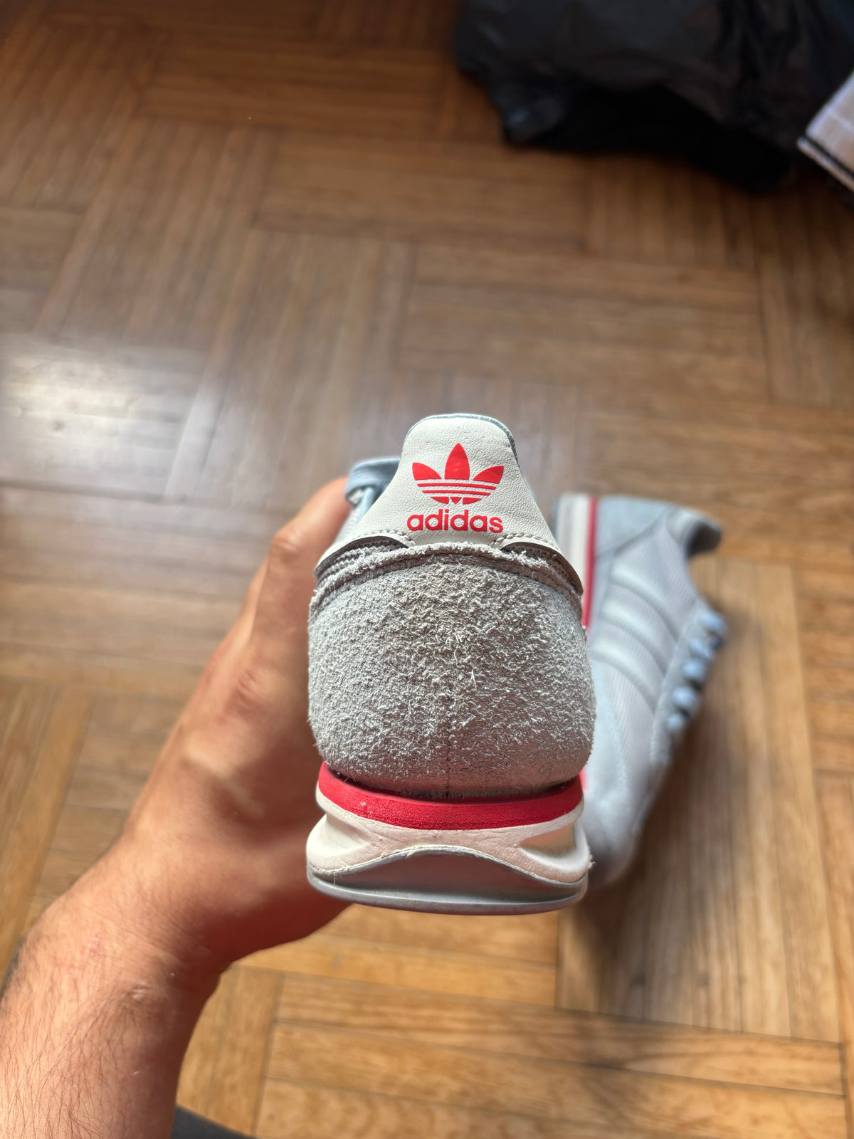 Adidas SL 72 Bleu Clair Blanc Rouge | Baskets Rétro
