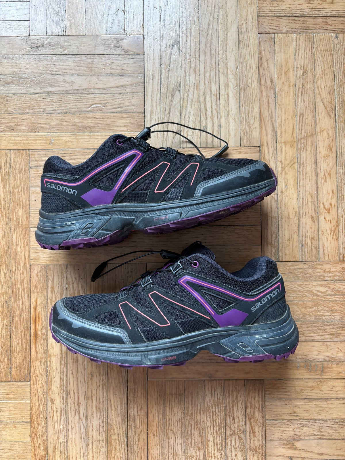 Salomon XT-Wings Noir Violet Rose | Chaussures Trail - 39