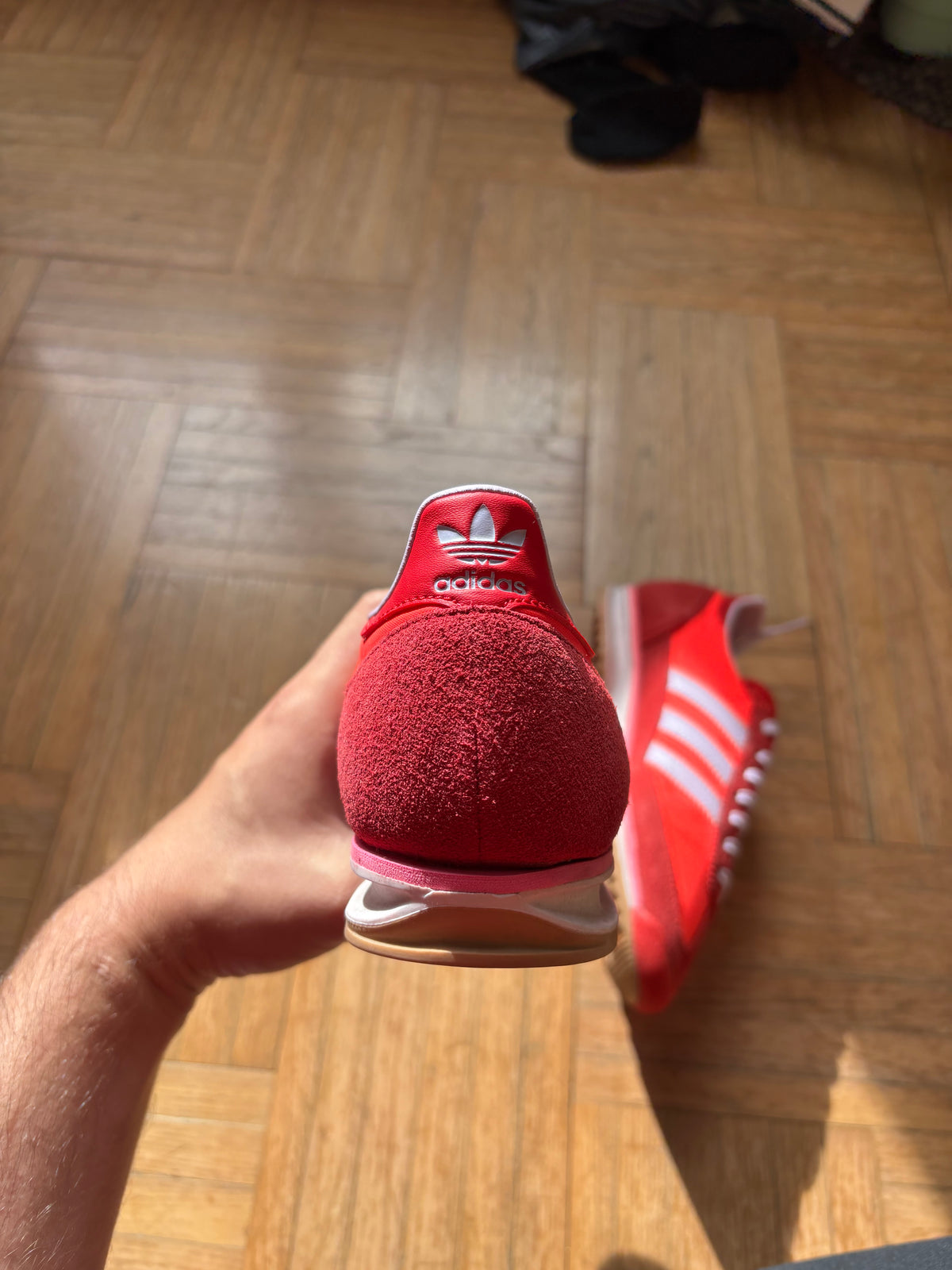 Adidas SL 72 Rouge Rose Fluo | Baskets Rétro Vintage - 36.5