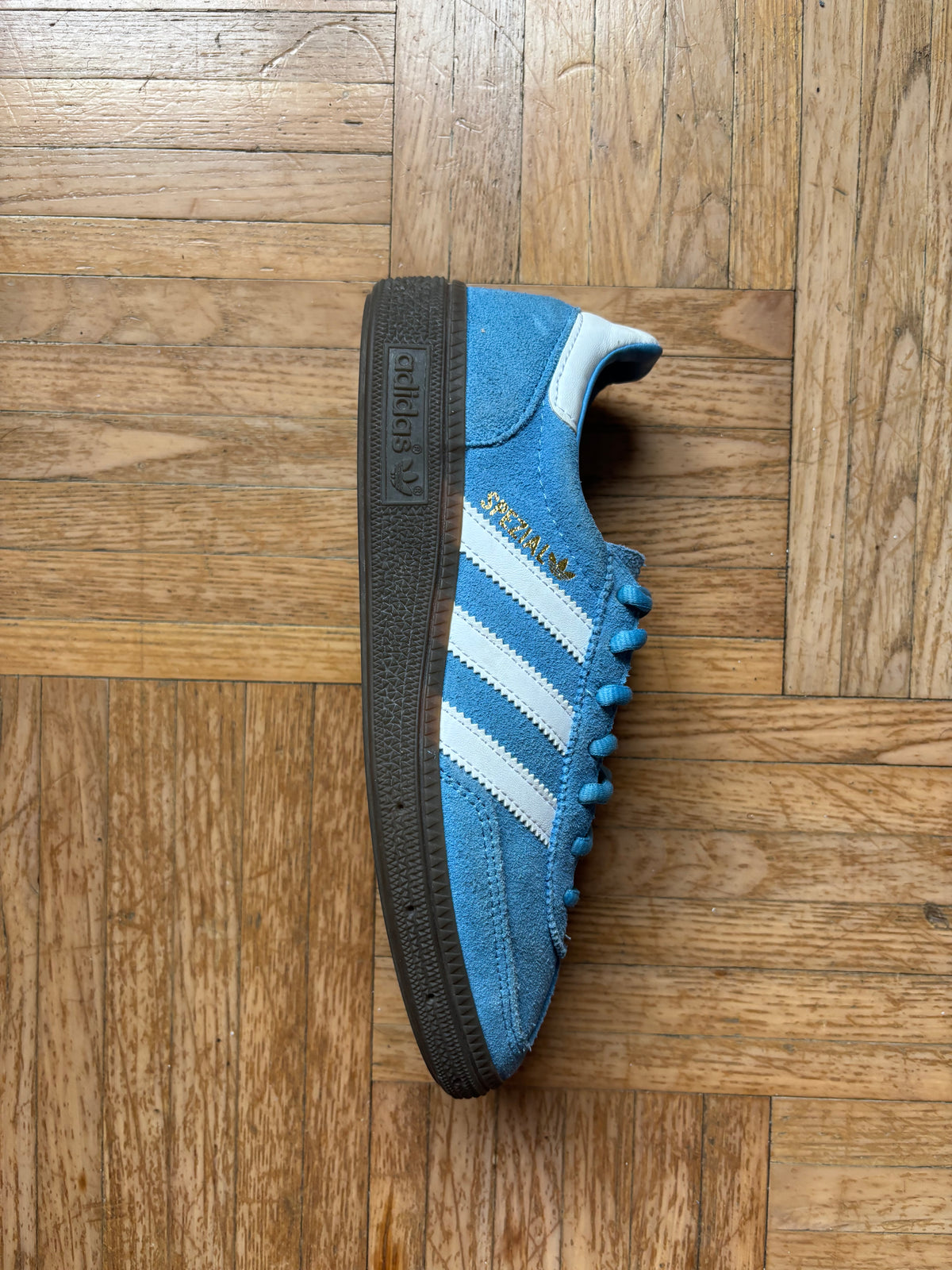 Adidas Handball Spezial Bleu Ciel Blanc | Baskets Rétro - 37