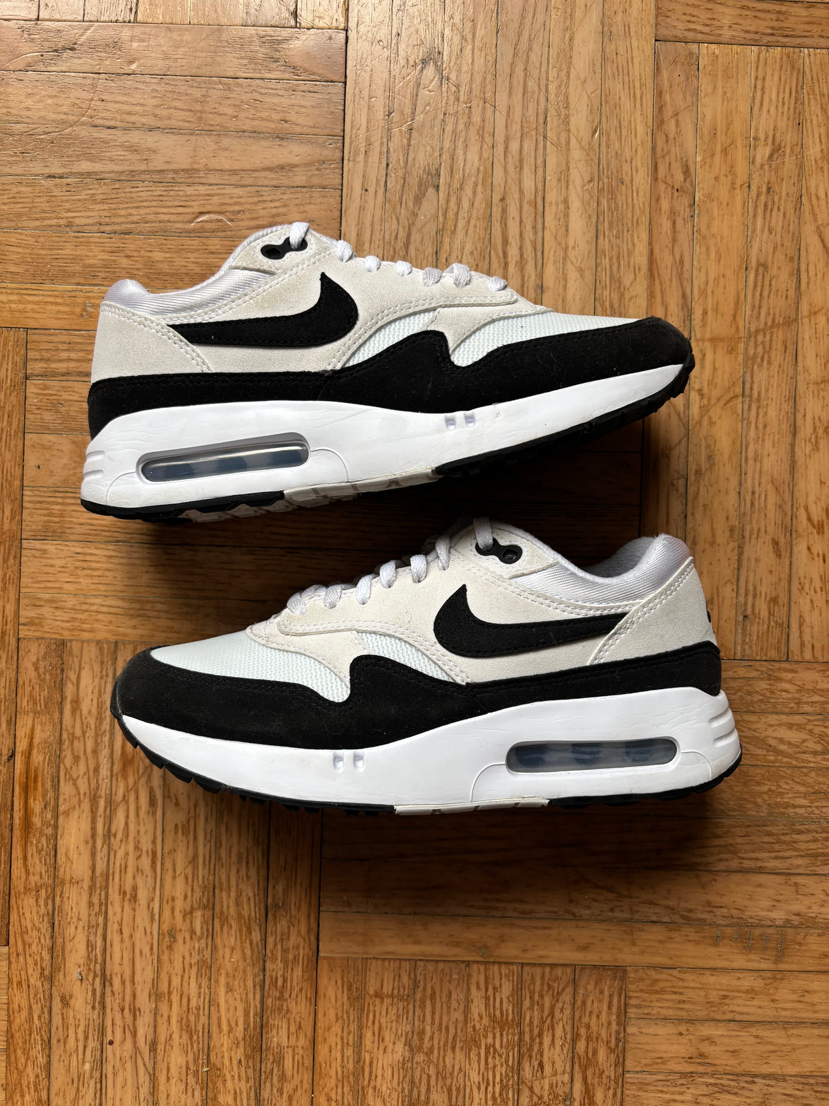 Nike Air Max 1 Noir Blanc| Sneakers Rétro - 37.5