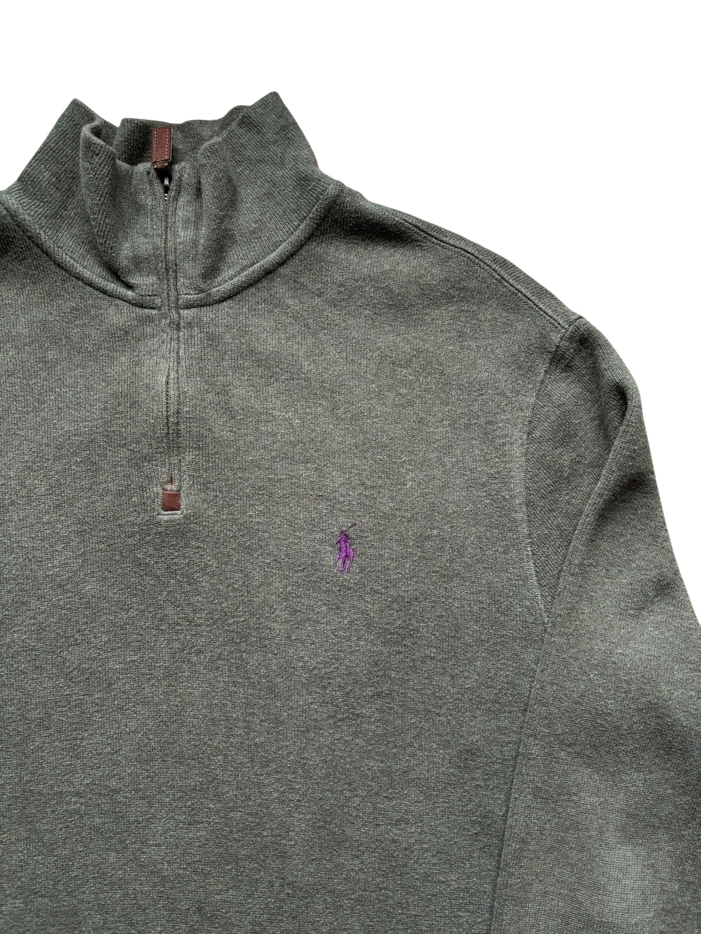 Half Zip Ralph Lauren Kaki - M