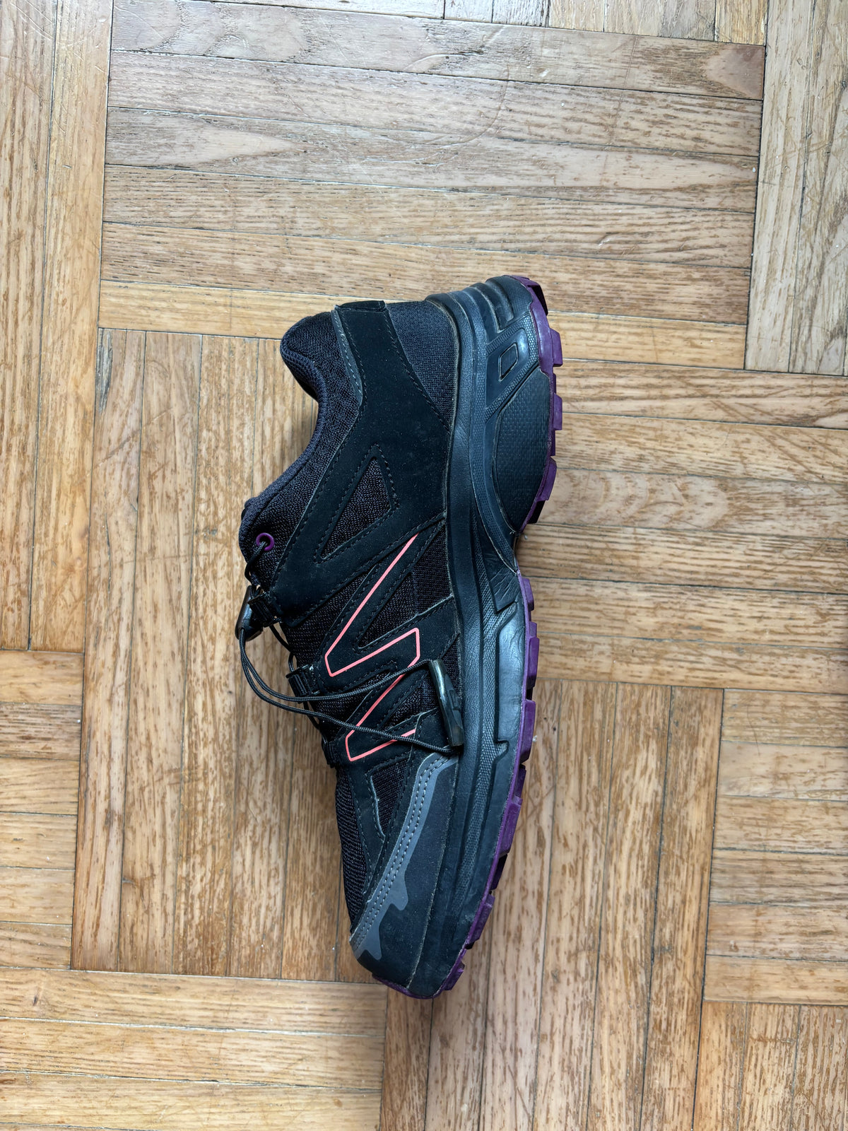 Salomon XT-Wings Noir Violet Rose | Chaussures Trail - 39