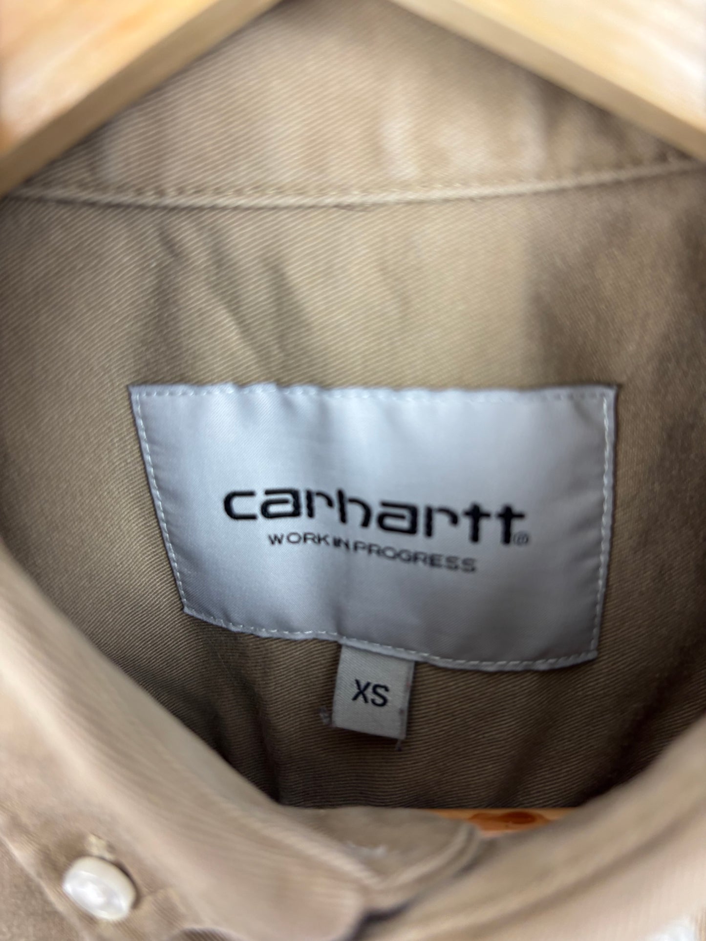 Carhartt Chemise Beige Logo Brodé - XS