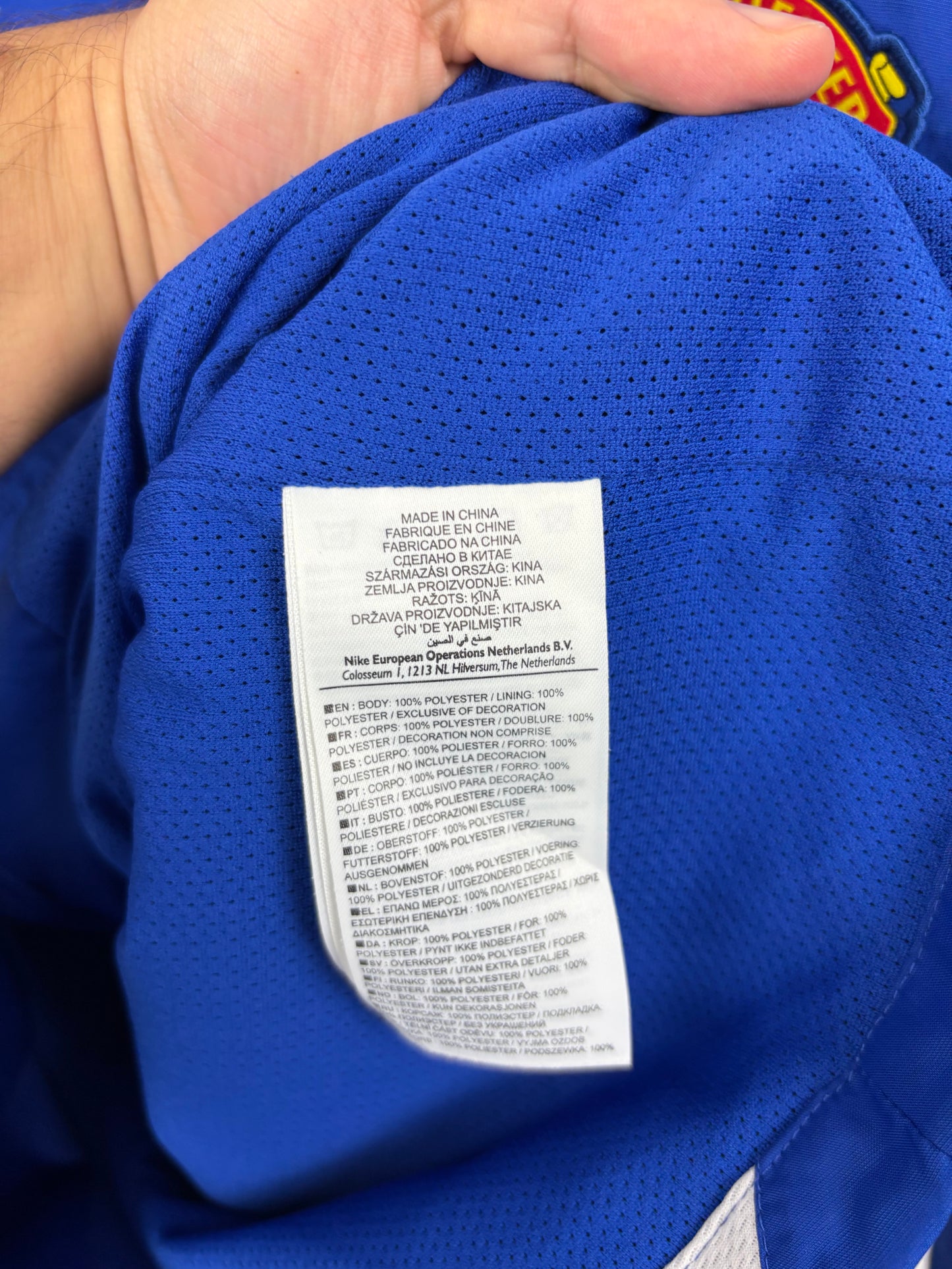 Nike Veste Manchester United Bleu Marine - S