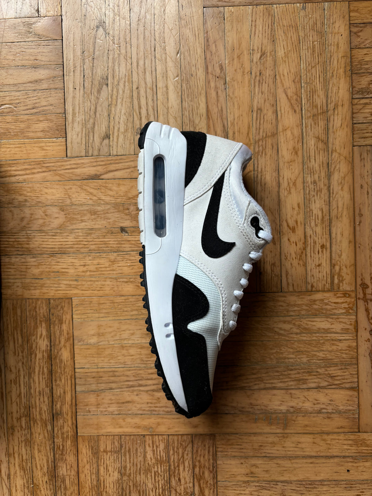 Nike Air Max 1 Noir Blanc| Sneakers Rétro - 37.5