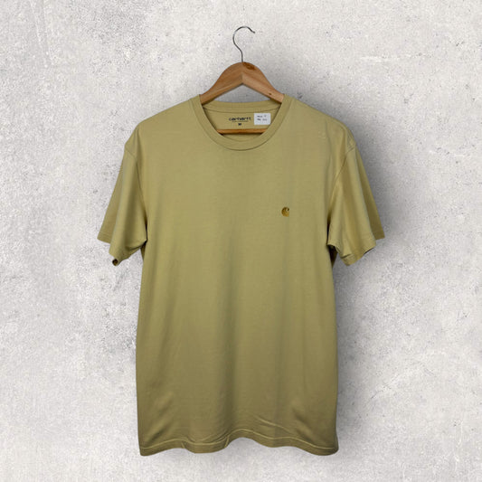 Tee Shirt Carhartt Jaune Logo Brodé