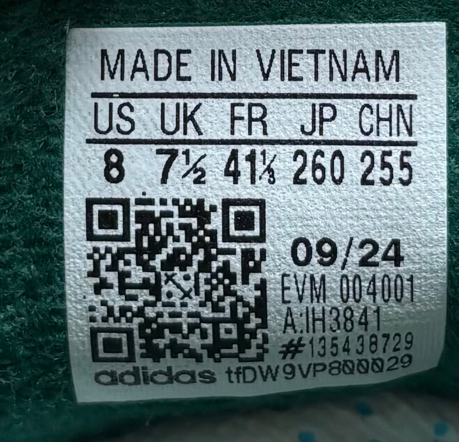 Adidas Spezial Vert Bordeaux - 41