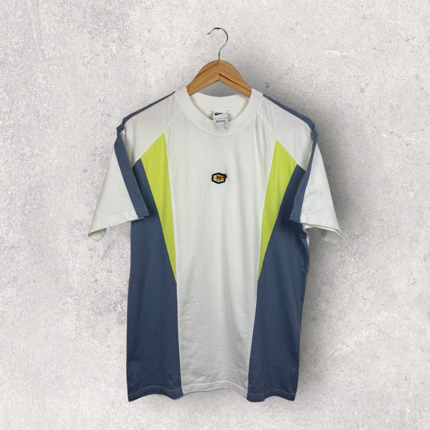 Nike Tee Shirt TN Blanc Gris Vert - S