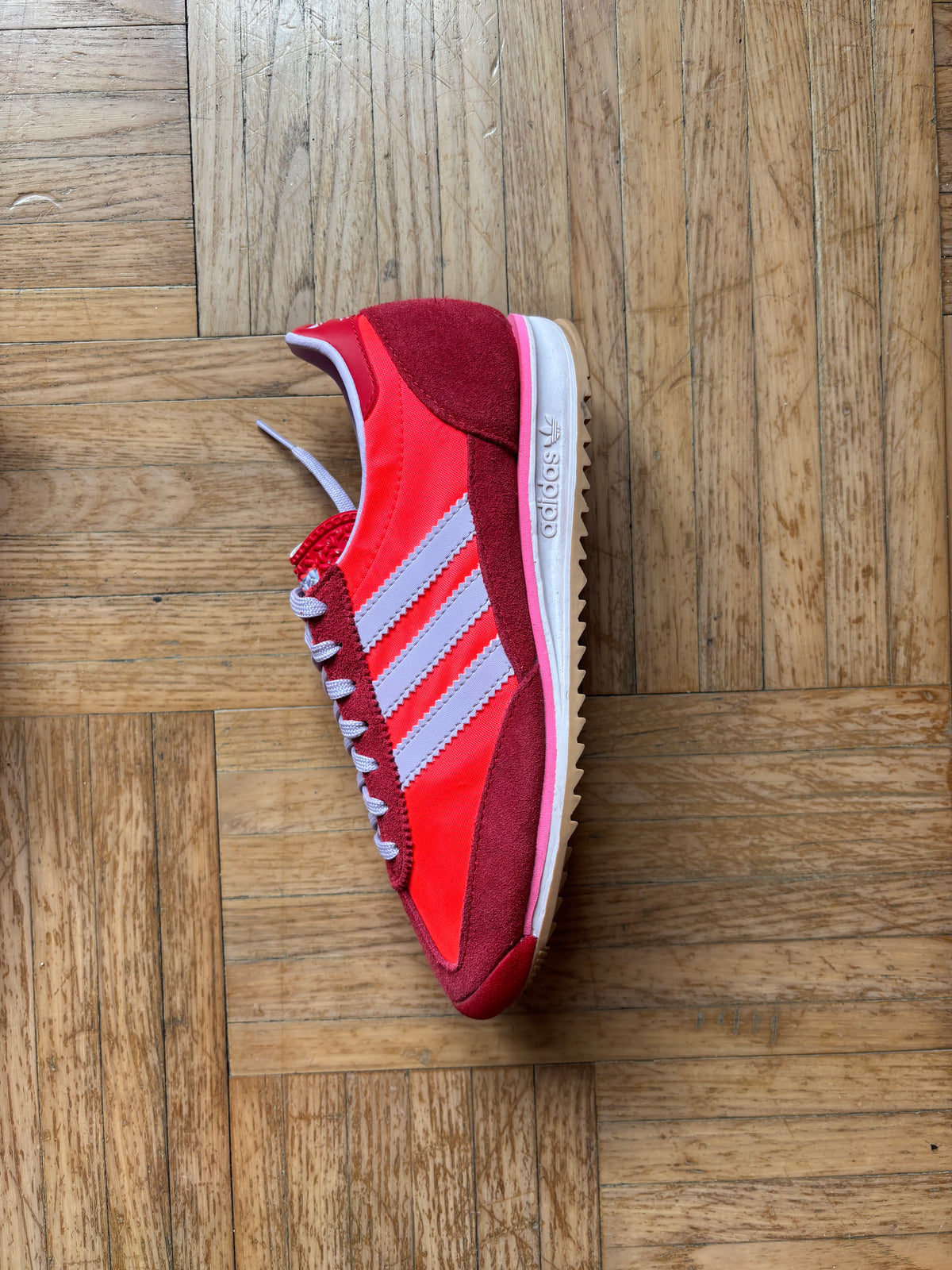 Adidas SL 72 Rouge Rose Fluo | Baskets Rétro Vintage - 36.5