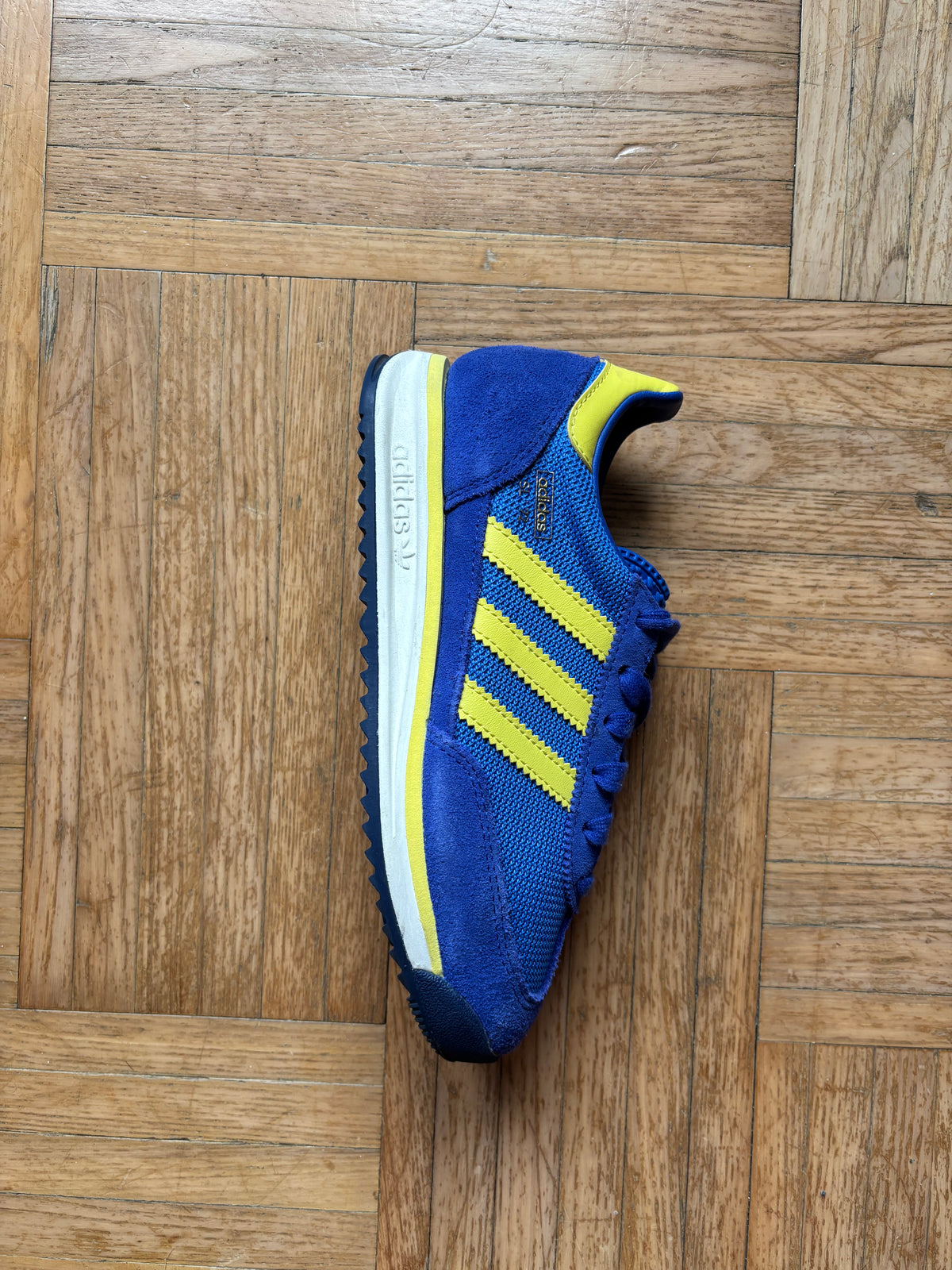 Adidas SL 72 Bleu Royal Jaune | Baskets Rétro Vintage - 36