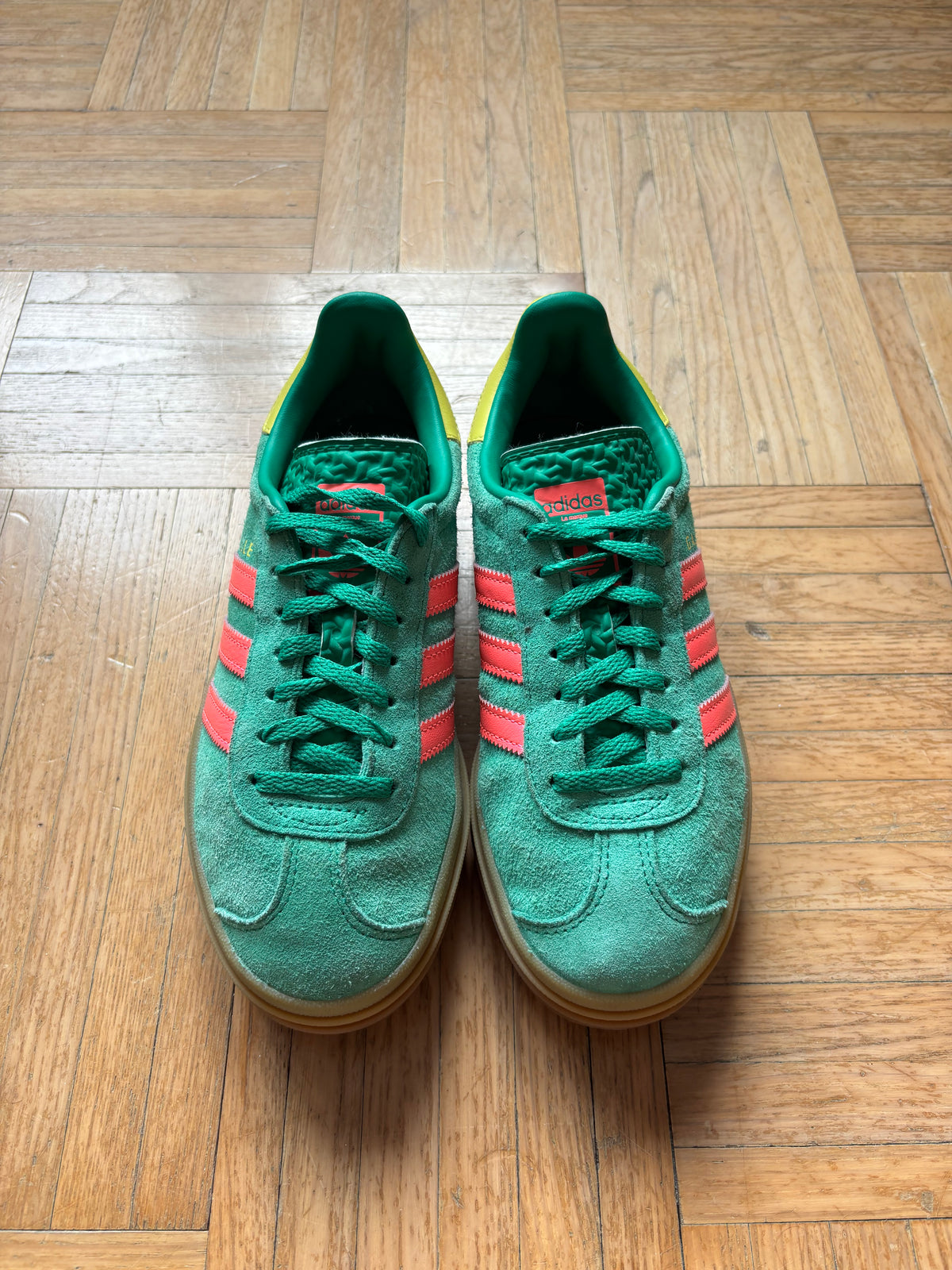 Adidas Gazelle Bold Vert Rose | Sneakers Vintage - 36.5