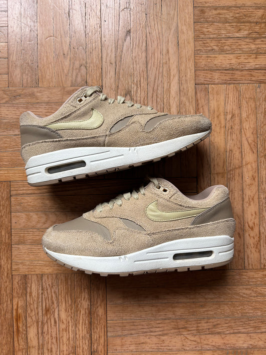 Nike Air Max 1 Beige Sable | Baskets Rétro Vintage - 39