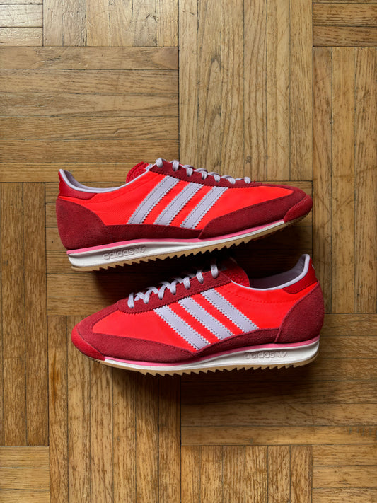 Adidas SL 72 Rouge Rose Fluo | Baskets Rétro Vintage - 36.5