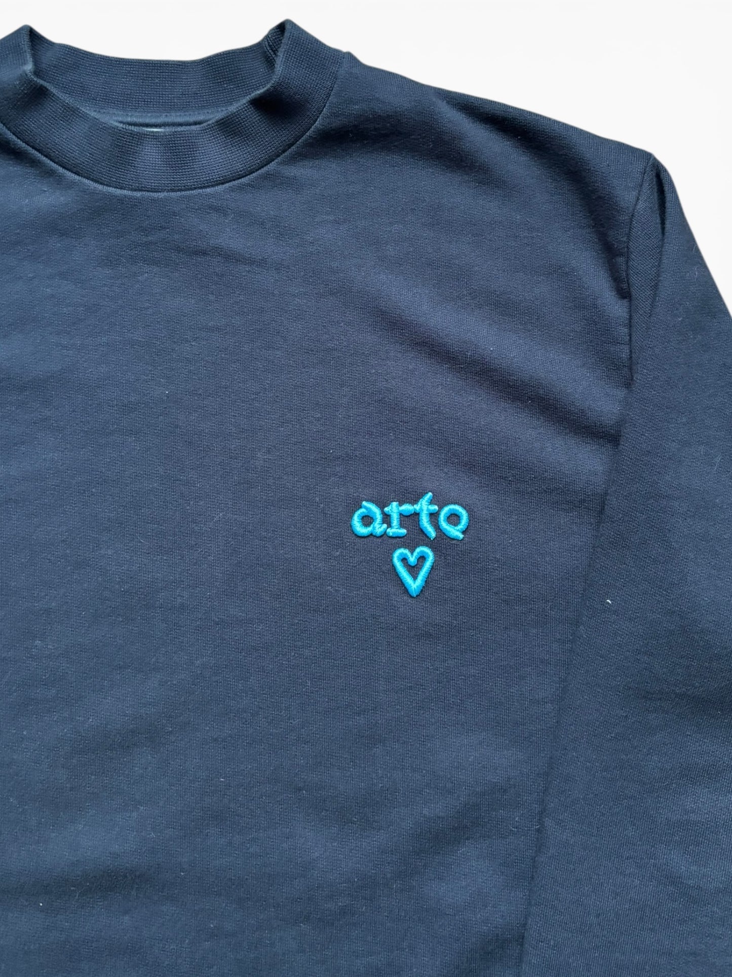 Sweat Arte Logo brodé bleu