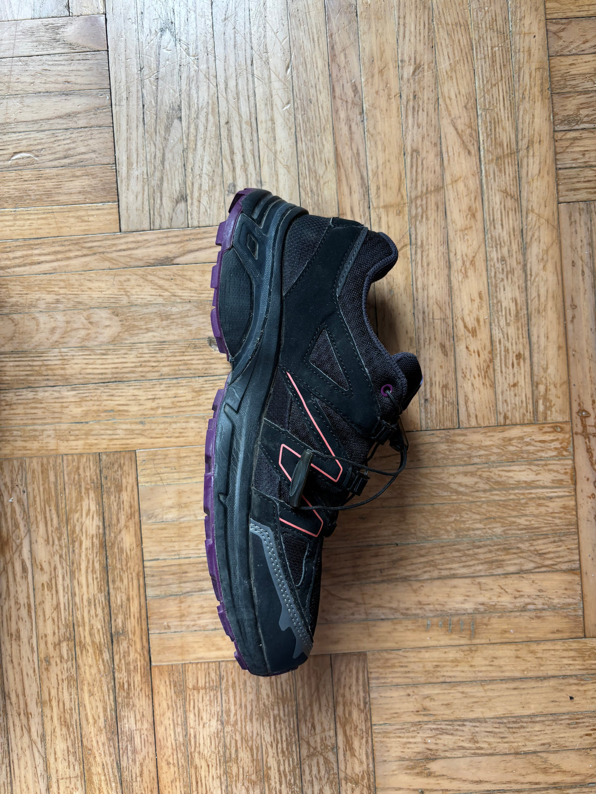 Salomon XT-Wings Noir Violet Rose | Chaussures Trail - 39