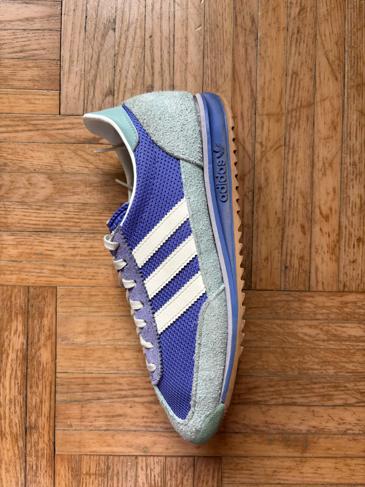 Adidas SL72 Violet Bleu Clair Blanc | Sneakers Vintage - 38