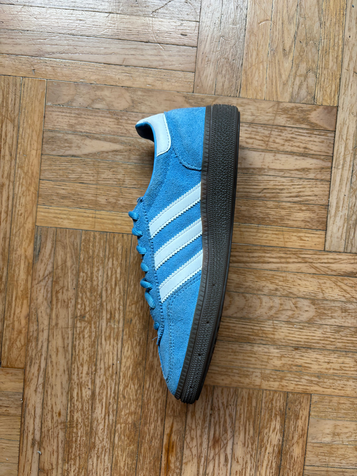 Adidas Handball Spezial Bleu Ciel Blanc | Baskets Rétro - 37