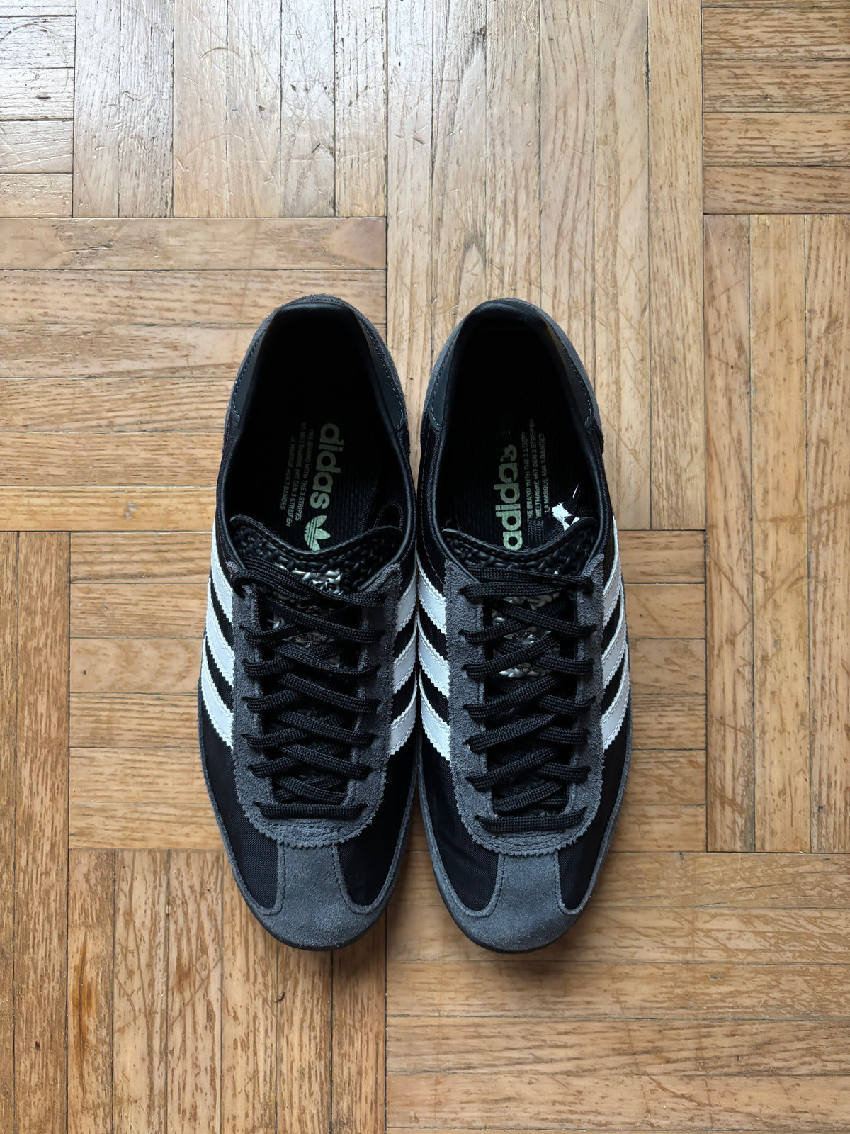 Adidas SL 72 Noir Gris Blanc | Baskets Rétro Vintage - 39