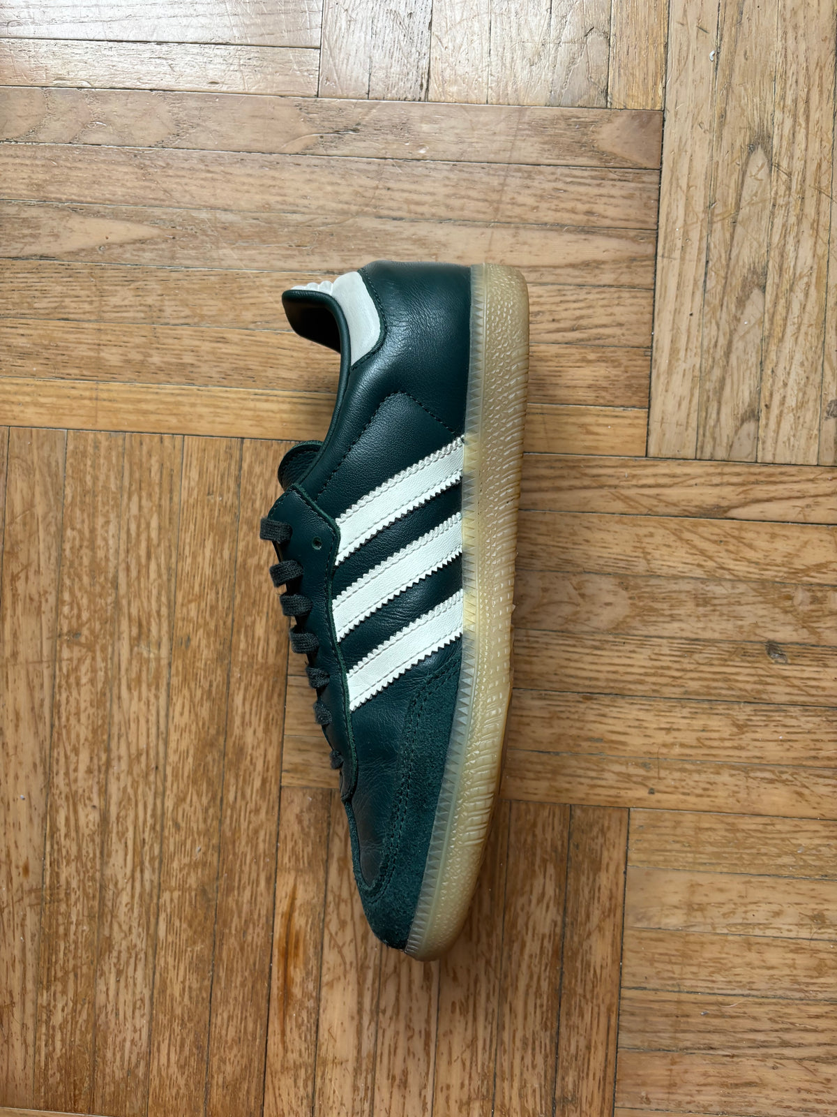 Adidas Samba OG Vert Foncé Blanc | Baskets Rétro - 36.5