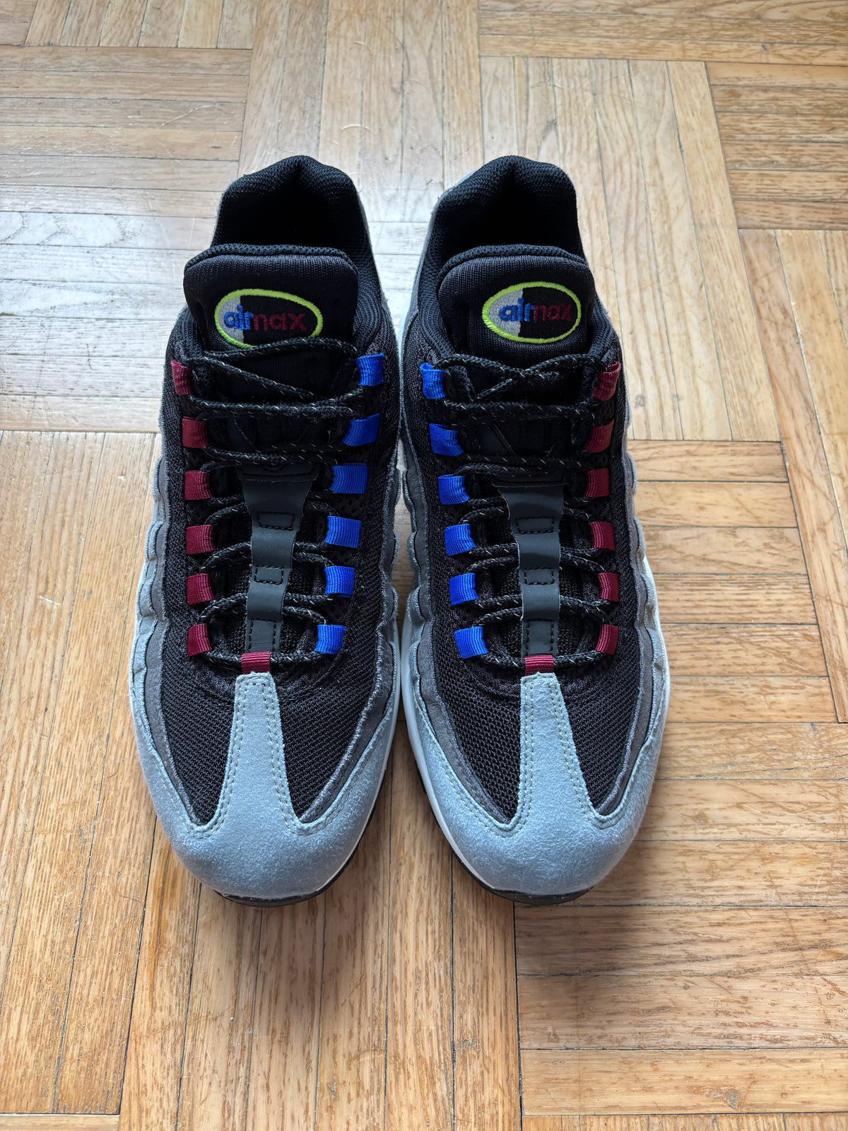 Nike Air Max 95 Gris Noir Vert Fluo | Sneakers Vintage - 44
