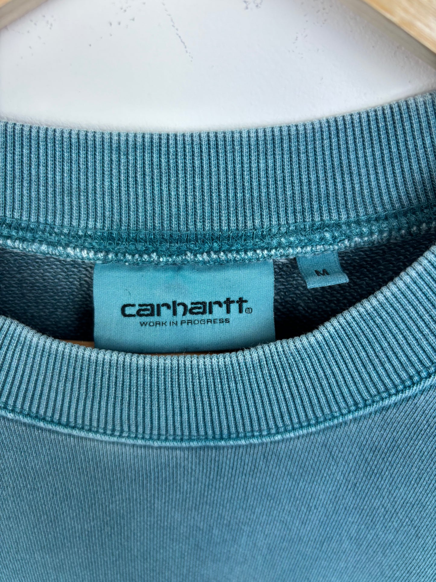 Carhartt Sweat Vert Logo Brodé Vert - M