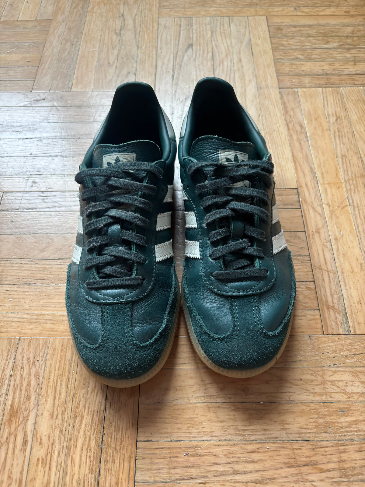 Adidas Samba OG Vert Foncé Blanc | Baskets Rétro - 36.5