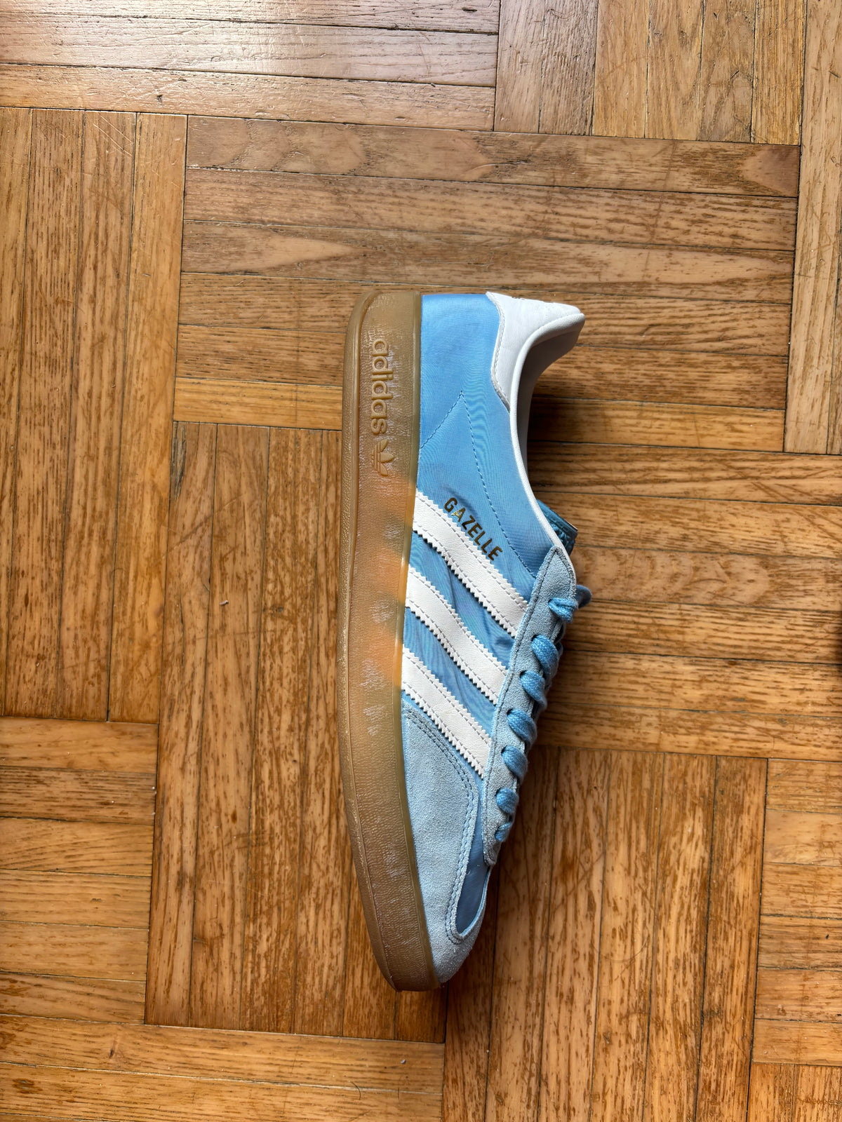 Adidas Gazelle Indoor Bleu Ciel Blanc | Baskets Rétro - 43