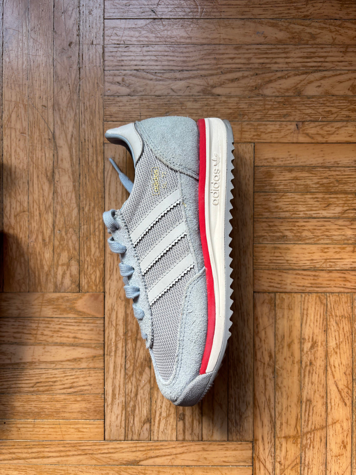 Adidas SL 72 Bleu Clair Blanc Rouge | Baskets Rétro