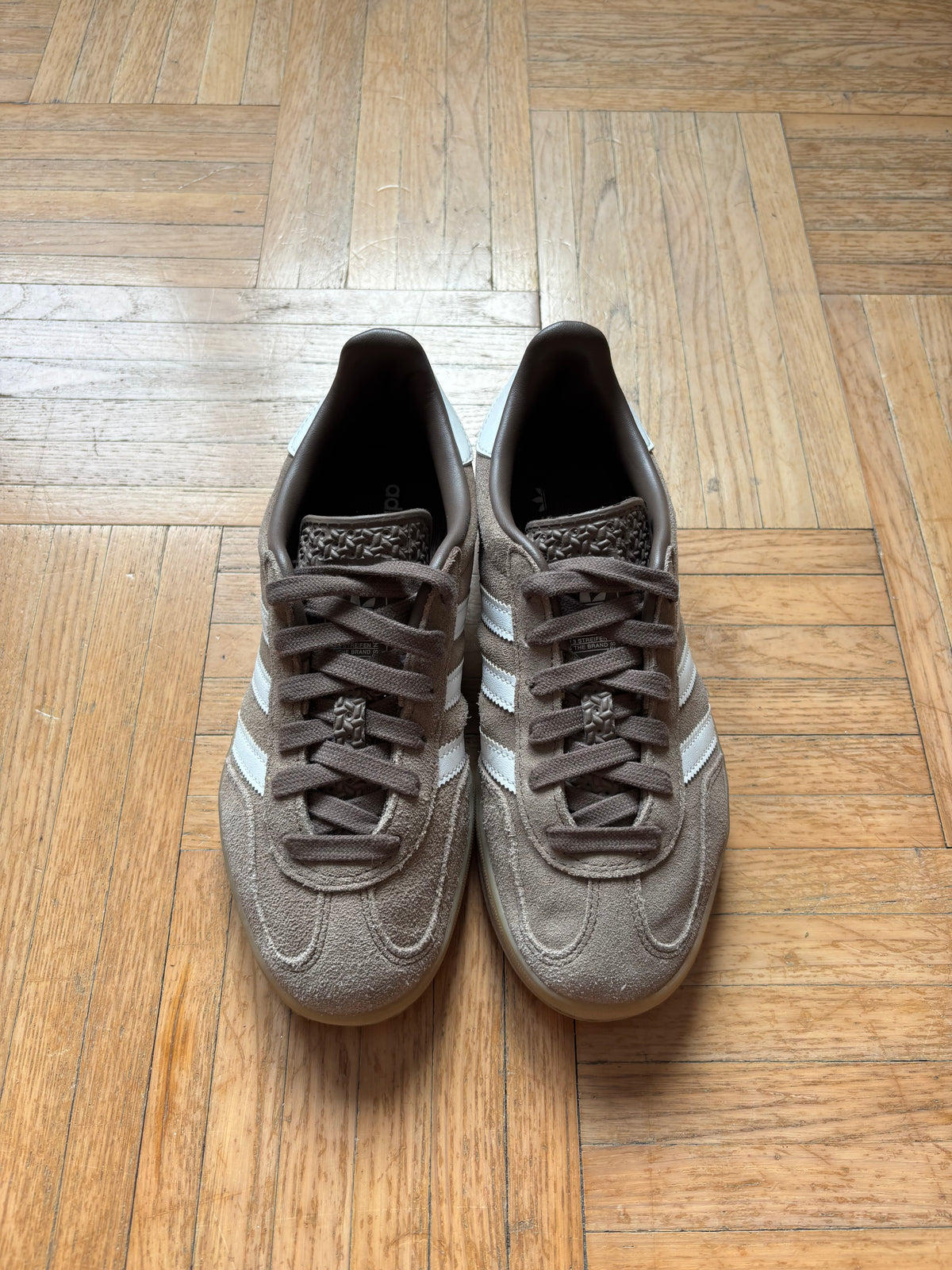Adidas Gazelle Marron Blanc | Sneakers Vintage - 36
