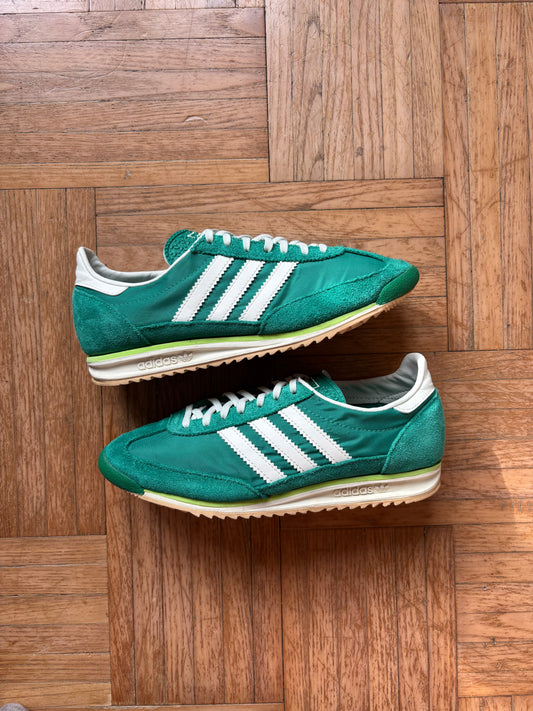 Adidas SL 72 Vert Émeraude Blanc | Baskets Rétro - 38.5