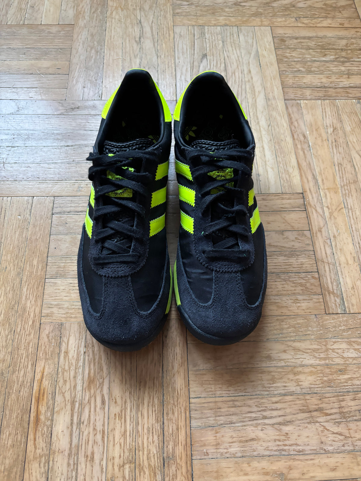 Adidas SL72 Noir Vert Fluo | Sneakers Vintage - 39