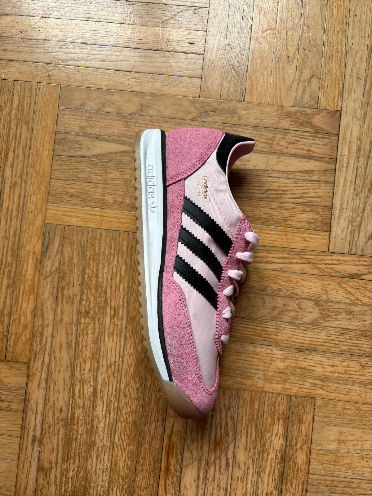 Adidas SL 72 Rose Noir | Baskets Rétro Vintage - 38.5