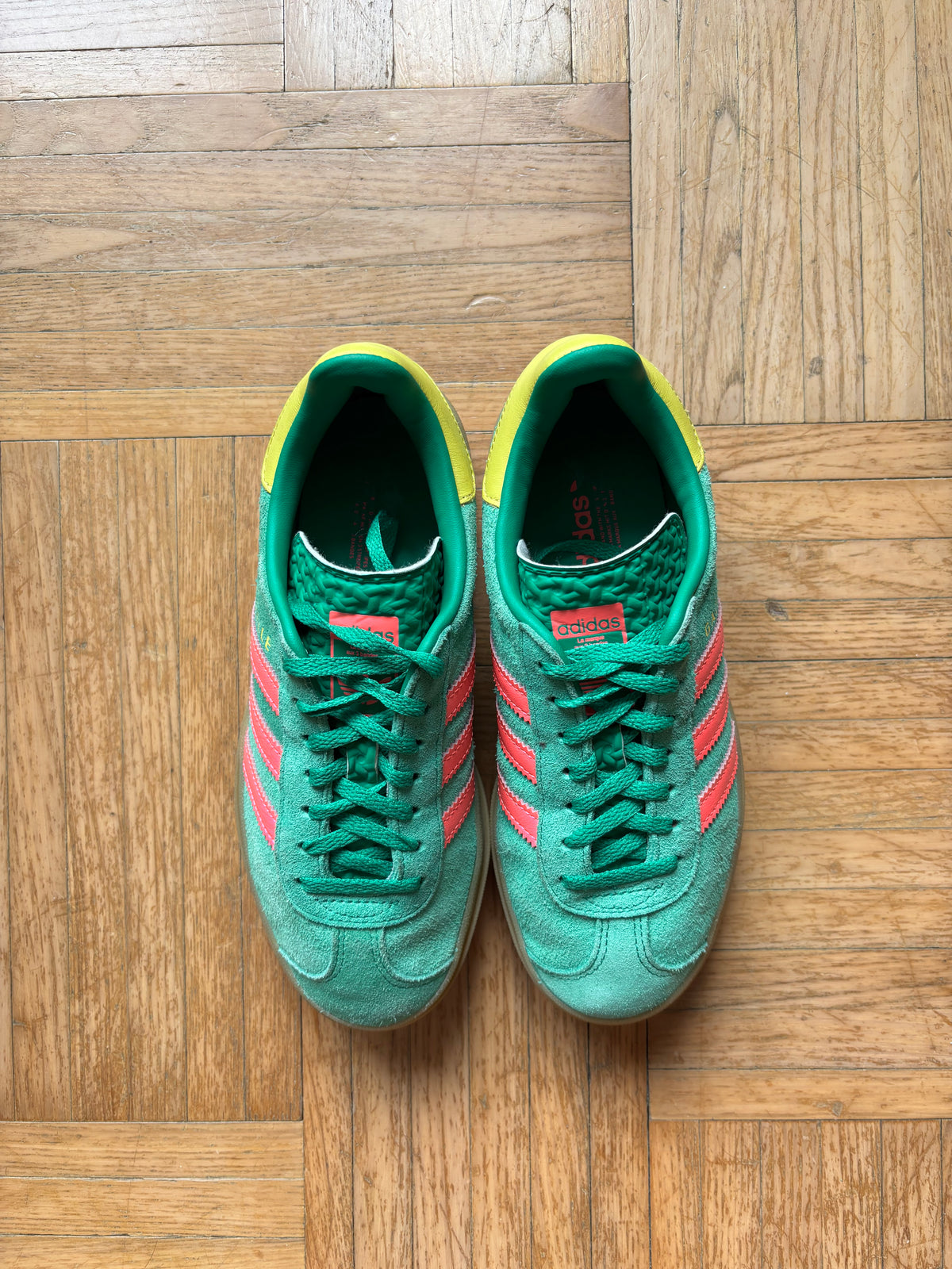 Adidas Gazelle Bold Vert Rose | Sneakers Vintage - 36.5