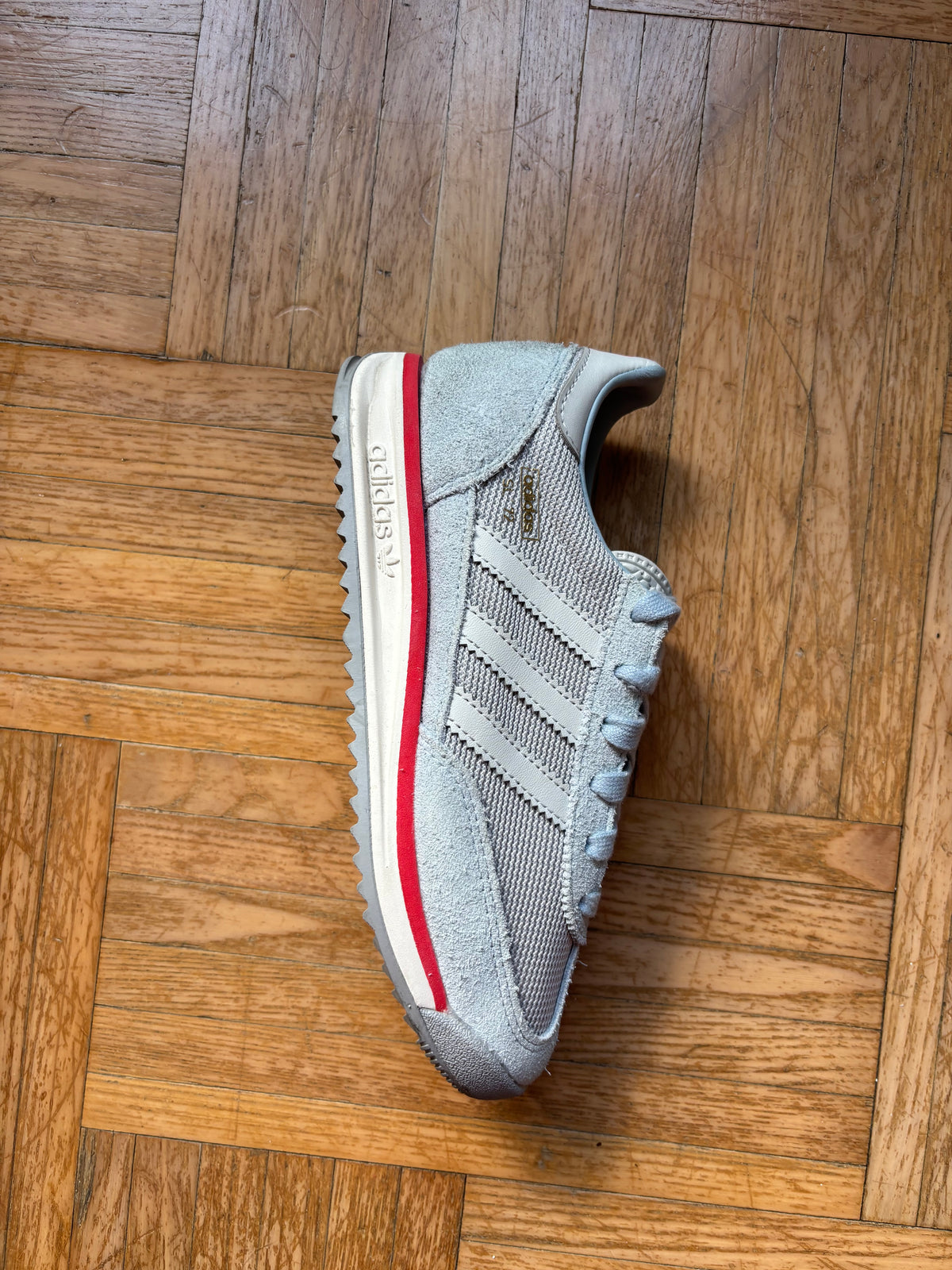 Adidas SL 72 Bleu Clair Blanc Rouge | Baskets Rétro
