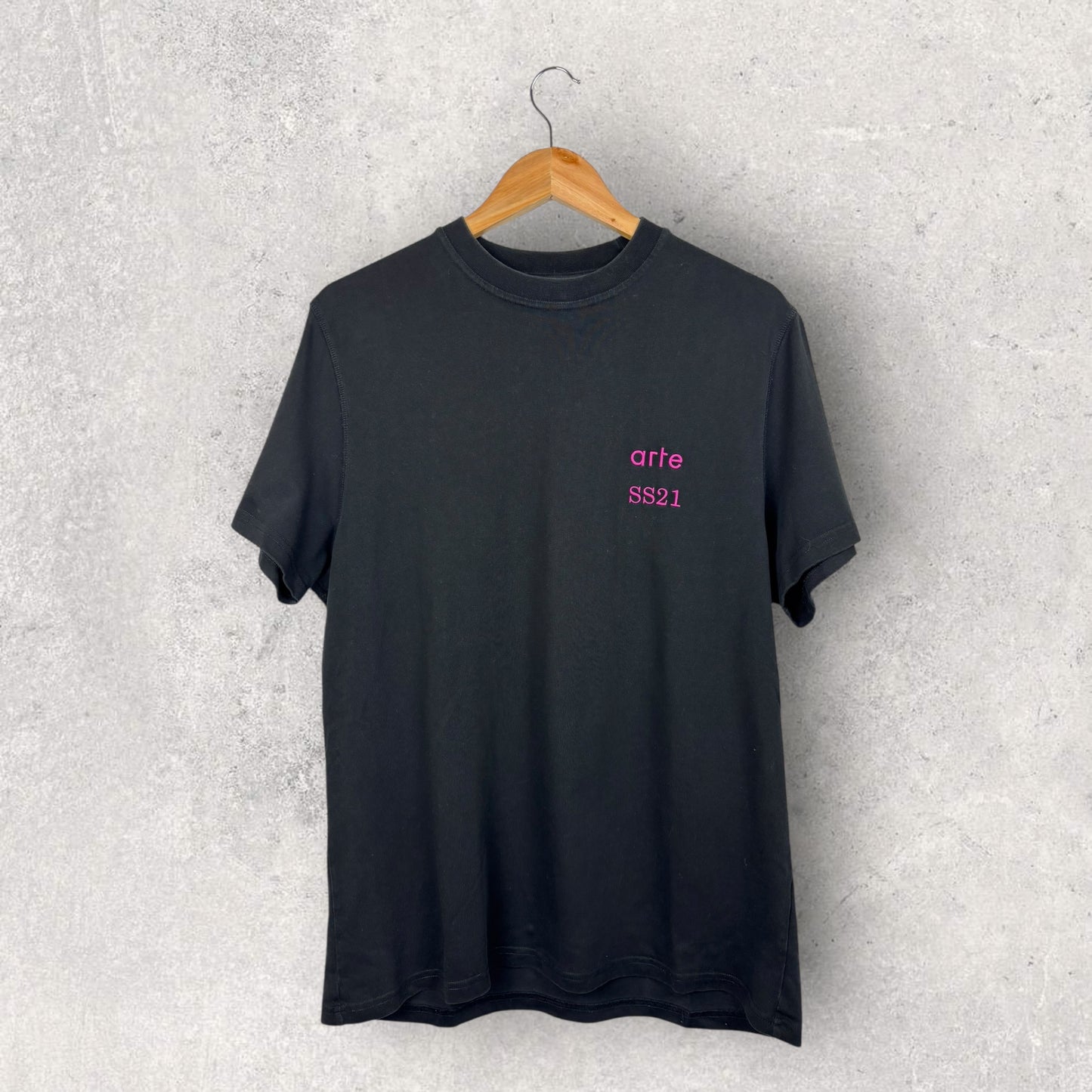 Arte Tee Shirt Noir Gros Logo Dos - M