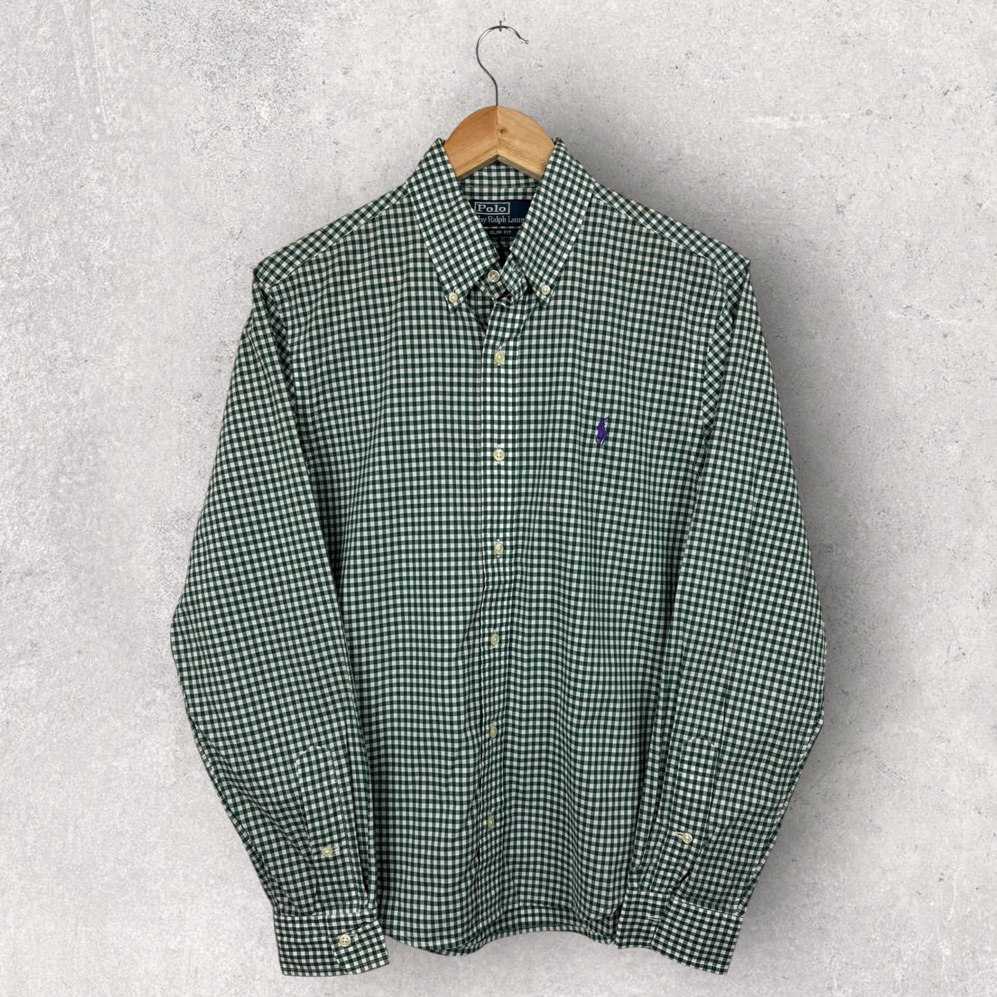 Ralph Lauren Chemise à carreaux Blanc Vert - M