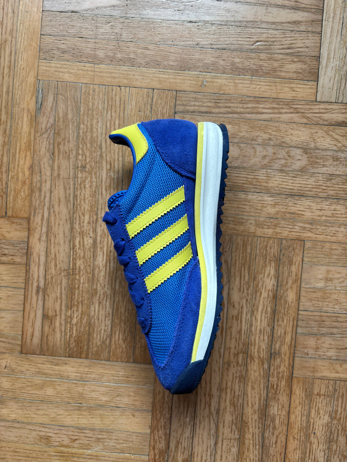 Adidas SL 72 Bleu Royal Jaune | Baskets Rétro Vintage - 36