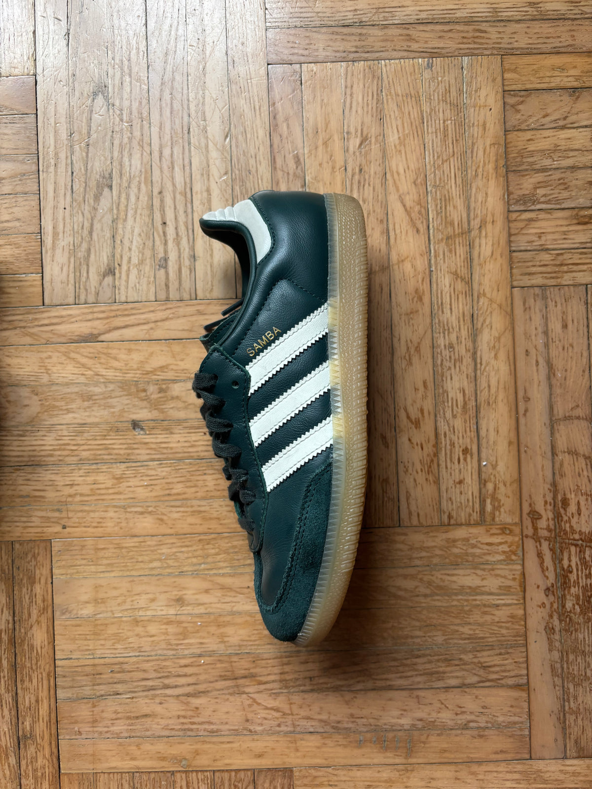 Adidas Samba OG Vert Foncé Blanc | Baskets Rétro - 36.5