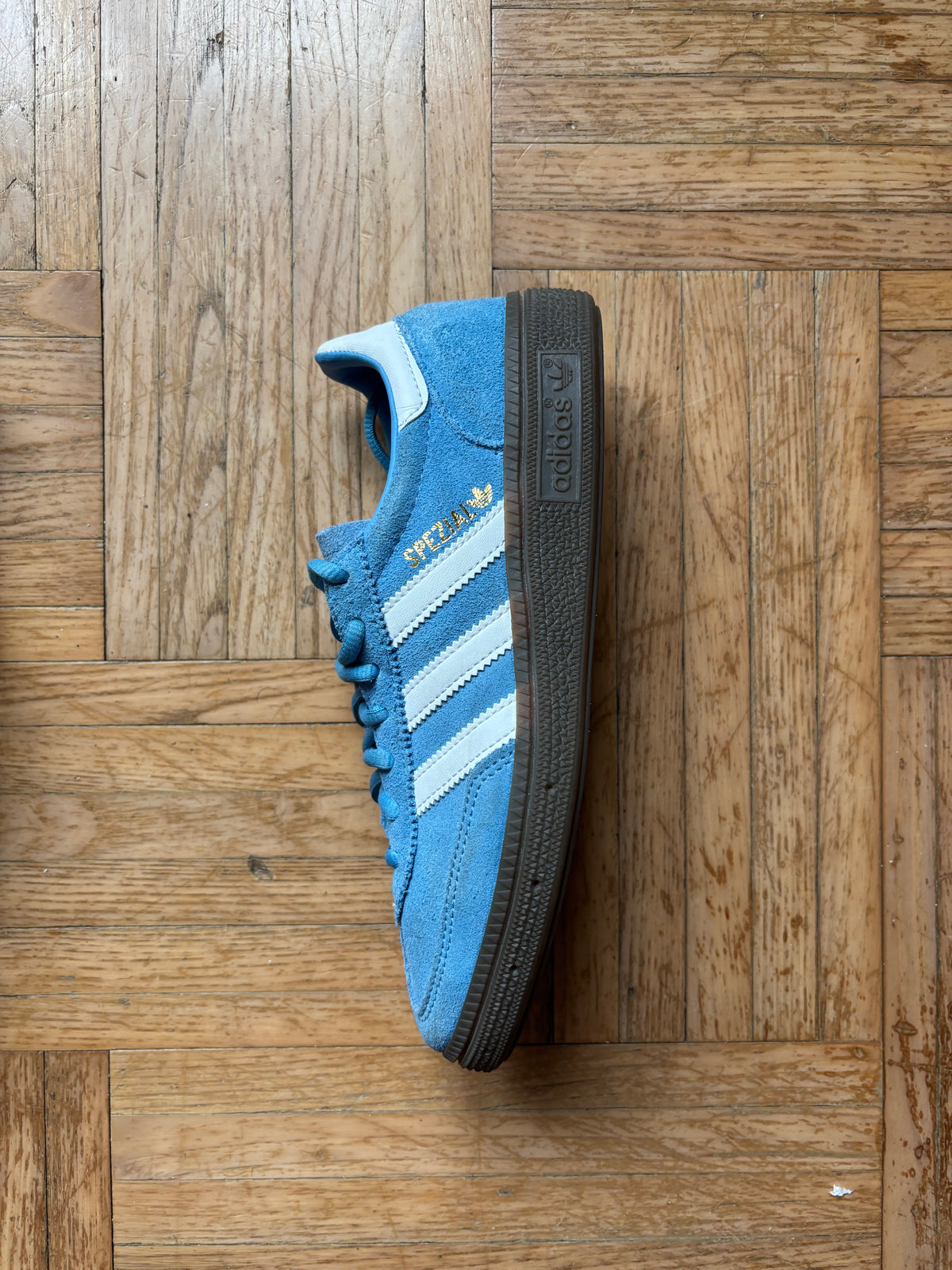 Adidas Handball Spezial Bleu Ciel Blanc | Baskets Rétro - 37
