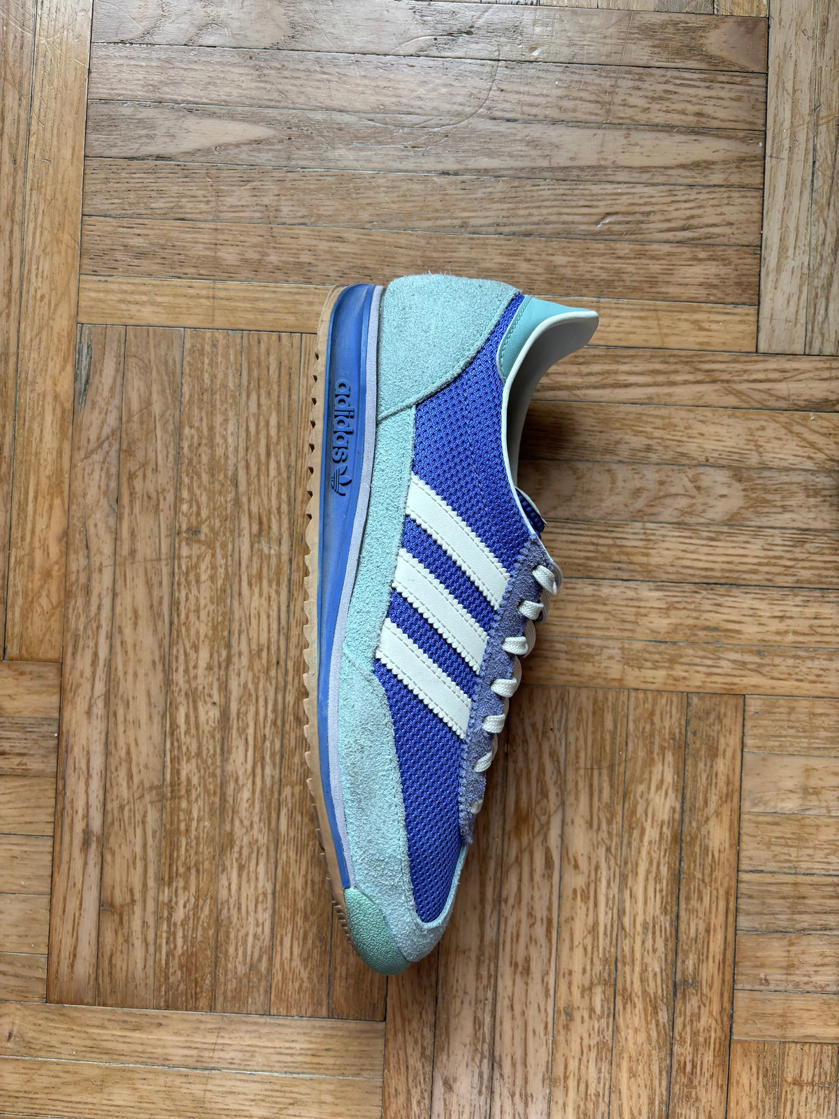 Adidas SL72 Violet Bleu Clair Blanc | Sneakers Vintage - 38