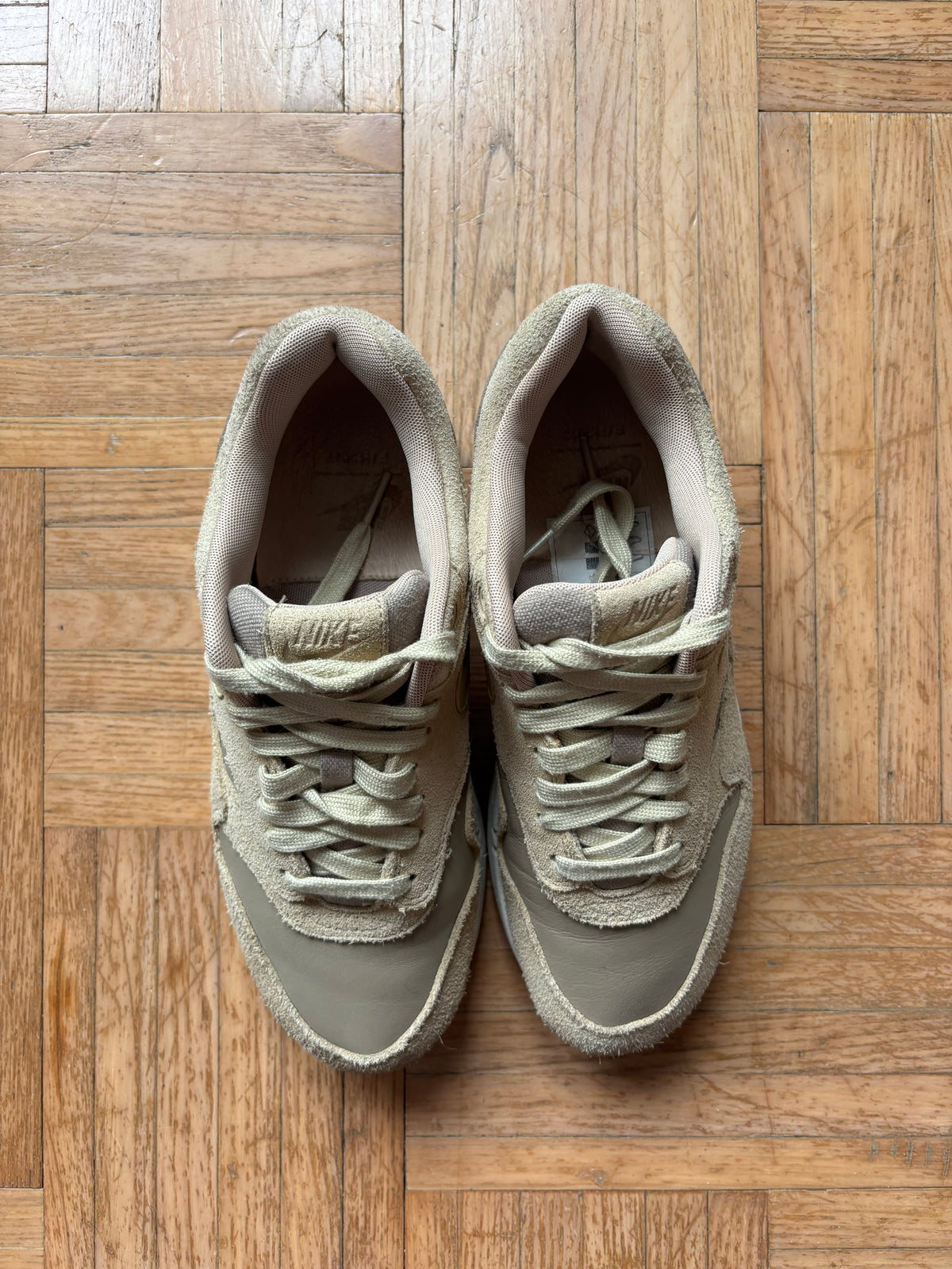 Nike Air Max 1 Beige Sable | Baskets Rétro Vintage - 39