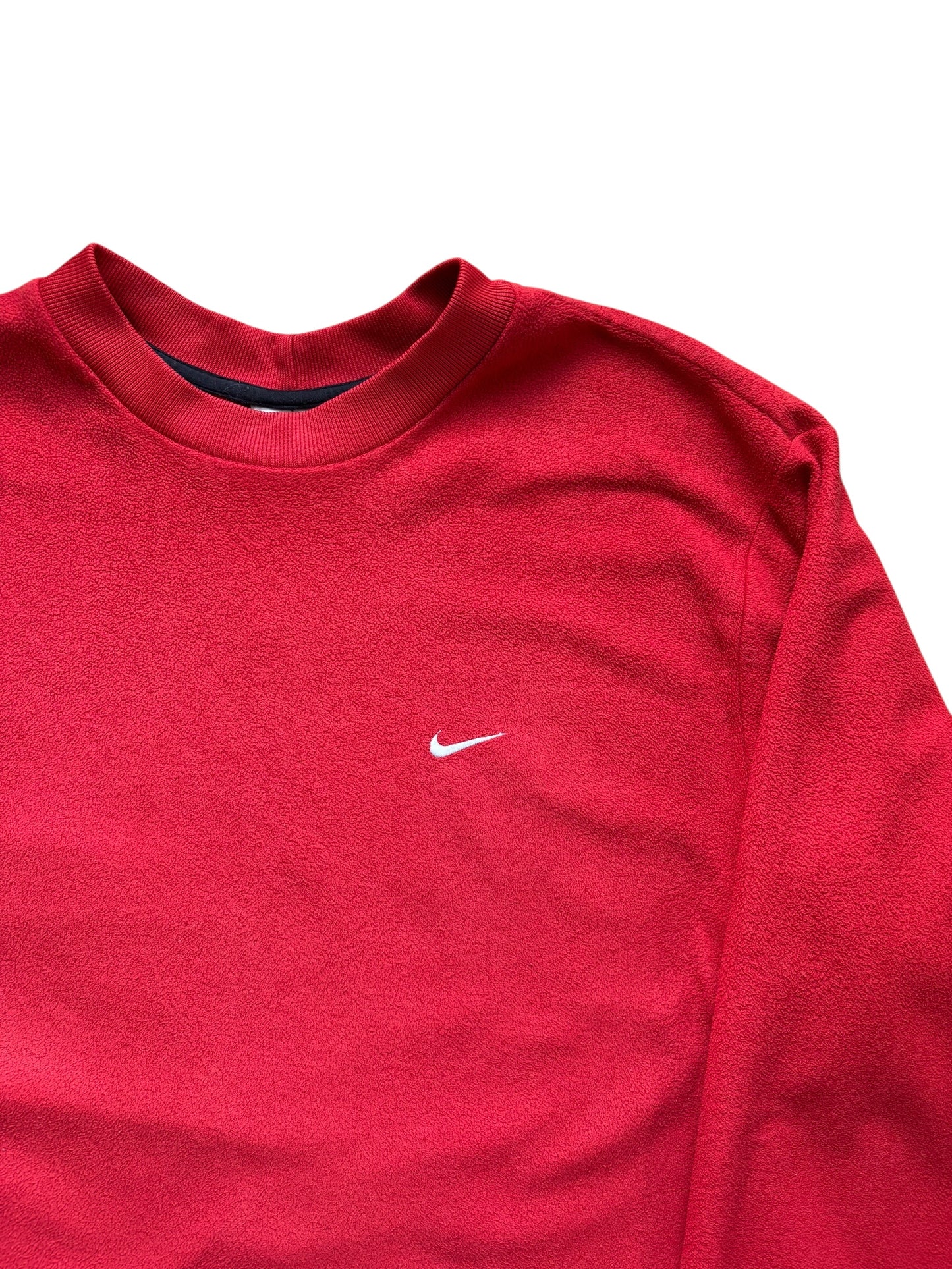 Sweat Polaire Vintage Nike Rouge - S