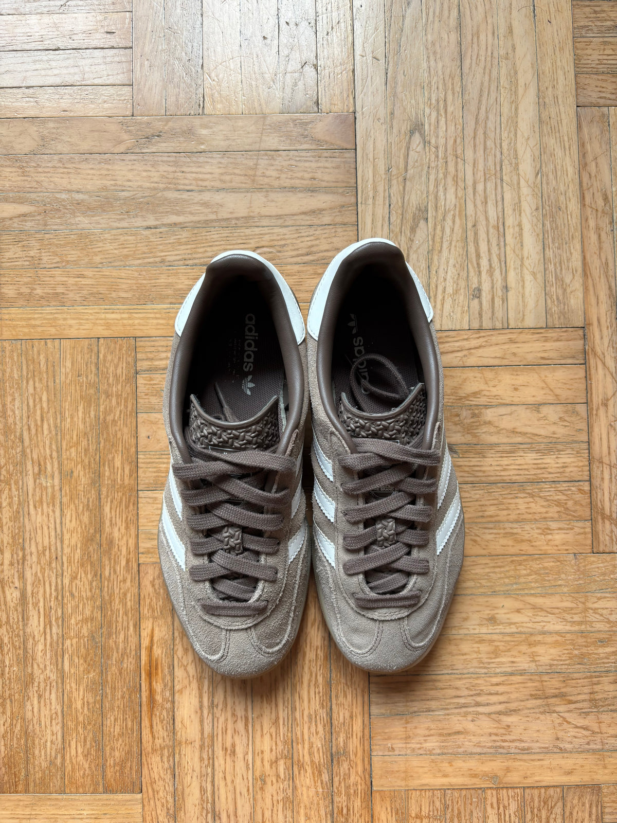 Adidas Gazelle Marron Blanc | Sneakers Vintage - 36